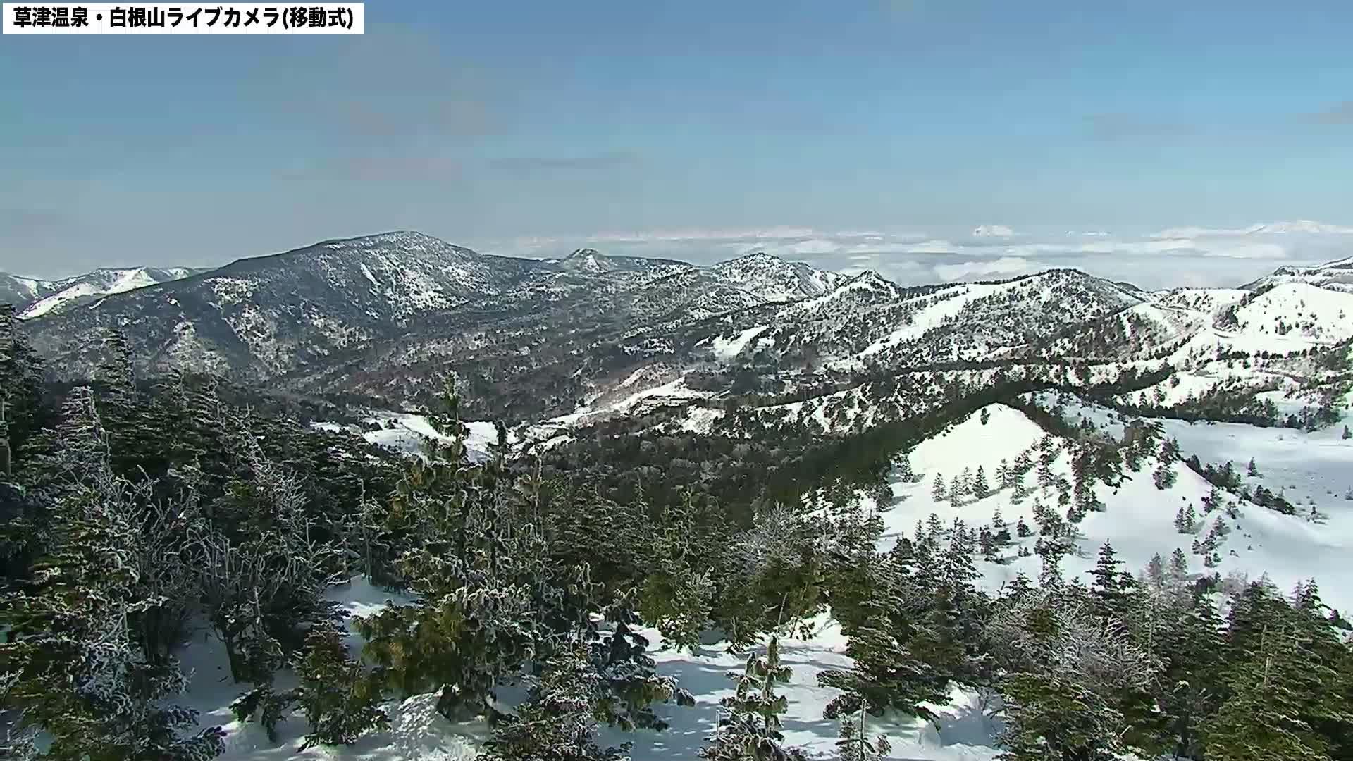 Gunma, Agatsuma Joshin’etsukogen National Park & Manza Onsen Ski Resort (群馬県・吾妻上信越高原国立公園＆万座温泉スキー場 ) Live Cam - Kusatsu, Agatsuma-gun , Gunma, Kantō, Honshu, Japan
