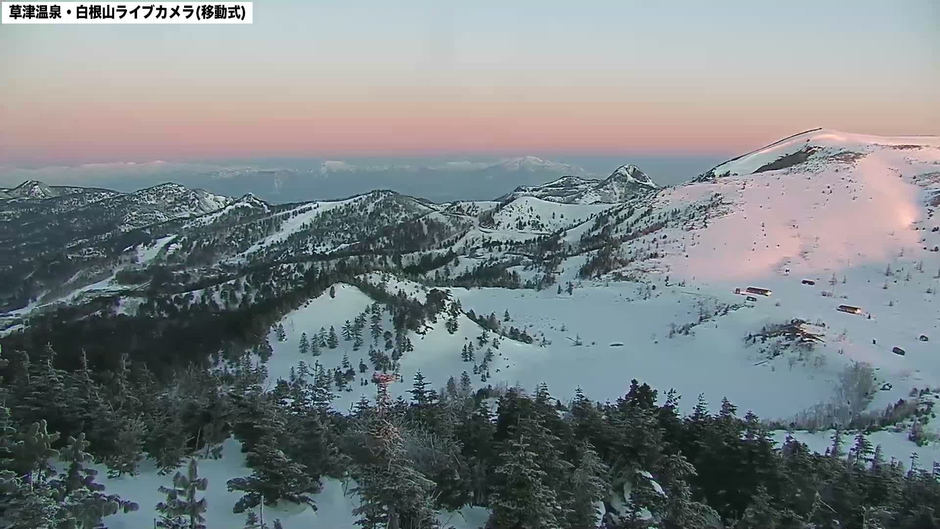 Gunma, Agatsuma Joshin’etsukogen National Park & Manza Onsen Ski Resort (群馬県・吾妻上信越高原国立公園＆万座温泉スキー場 ) Live Cam - Kusatsu, Agatsuma-gun , Gunma, Kantō, Honshu, Japan