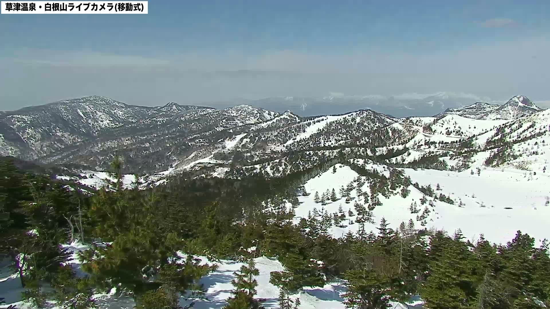 Gunma, Agatsuma, Kusatsu-Shirane Volcano Complex Yugama Volcanic Crater Lake & Yokoteyama Summit  ( 群馬・吾妻・草津白根火山群 湯釜火山湖・横手山山頂 ) Live Cam - Kusatsu, Agatsuma-gun , Gunma, Kantō, Honshu, Japan