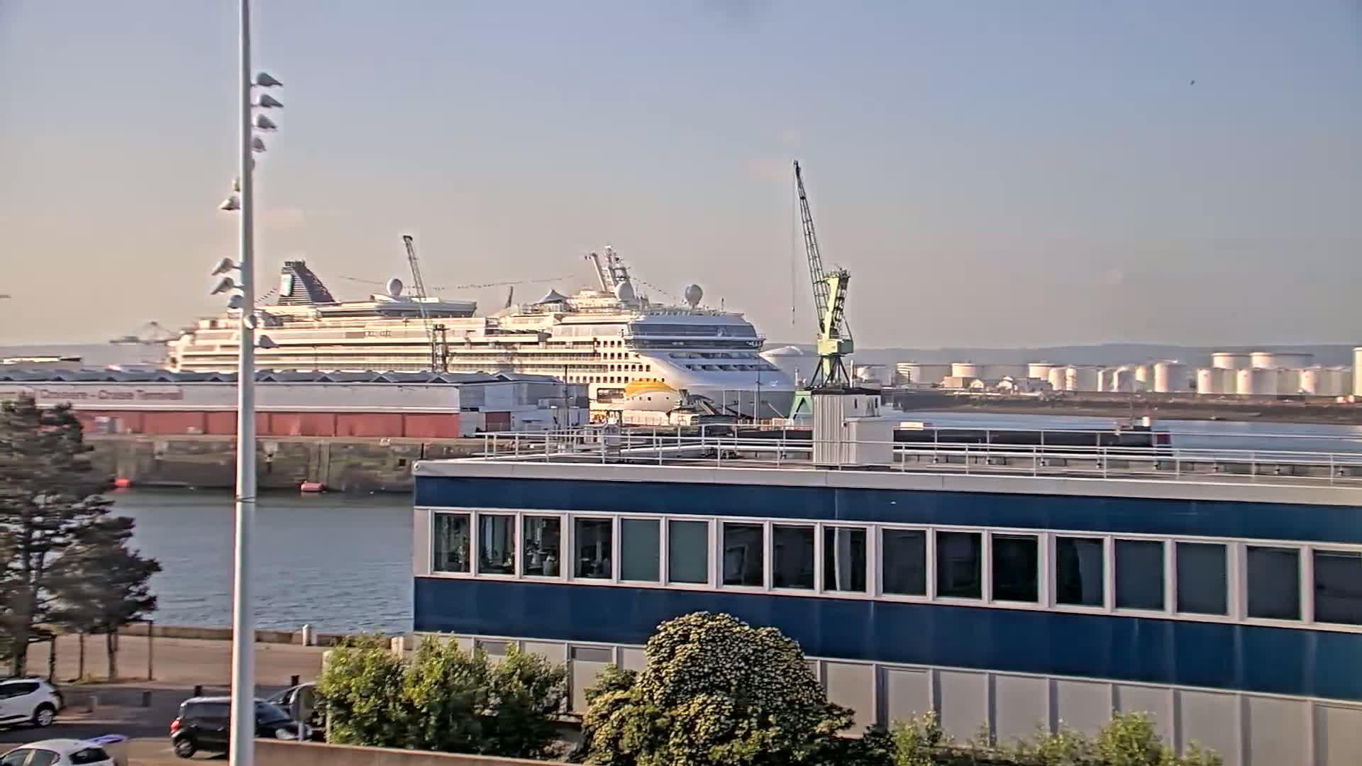 Le Havre Port Live Cam - Le Havre, Seine-Maritime, Normandie, France