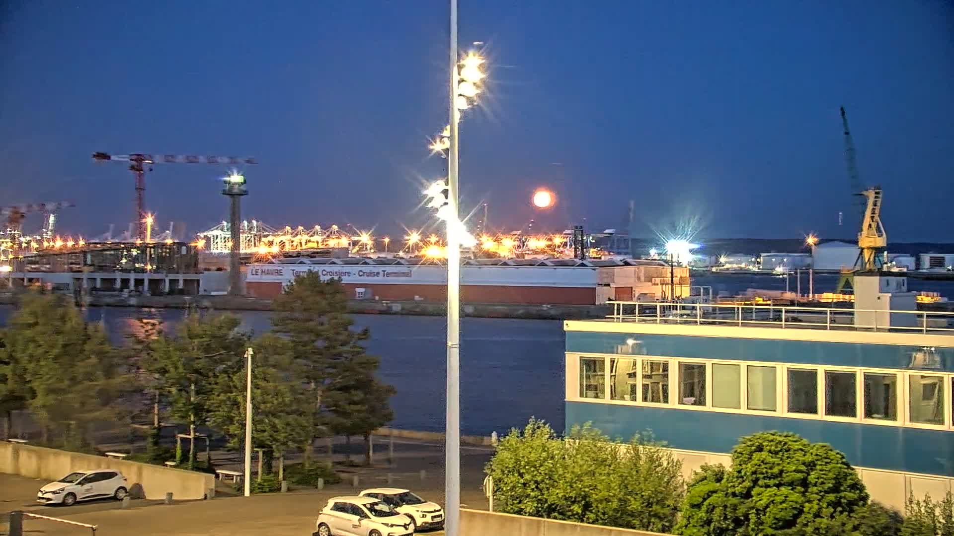 Le Havre Port Live Cam - Le Havre, Seine-Maritime, Normandie, France