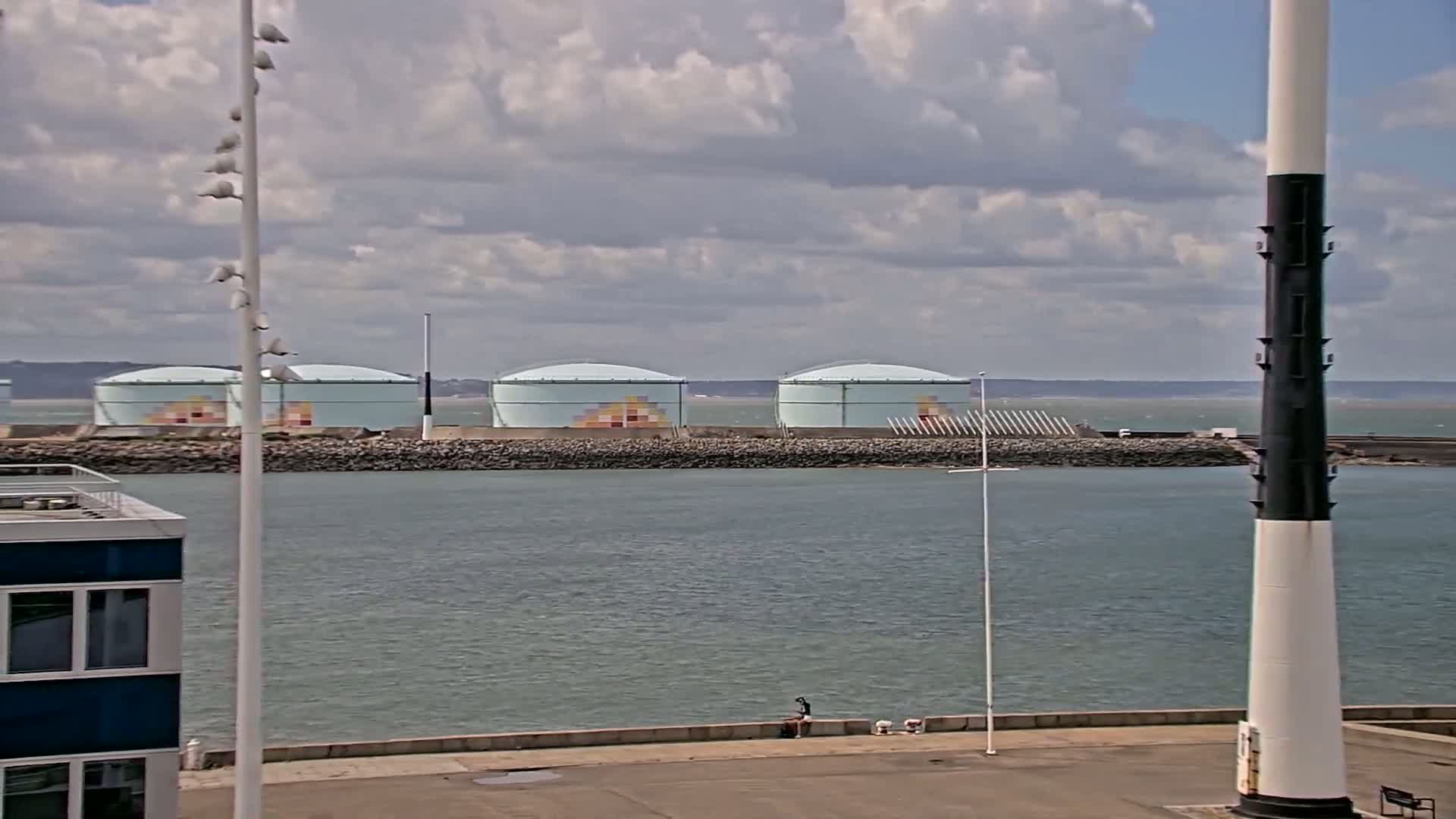 Le Havre Port Live Cam - Le Havre, Seine-Maritime, Normandie, France