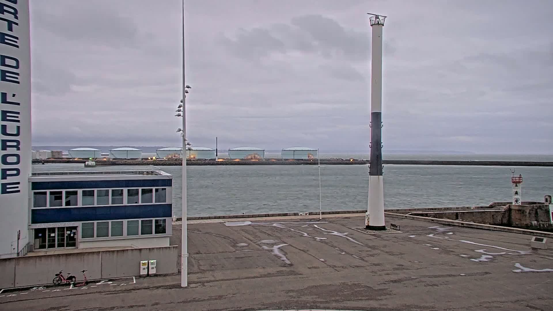 Le Havre Port Live Cam - Le Havre, Seine-Maritime, Normandie, France