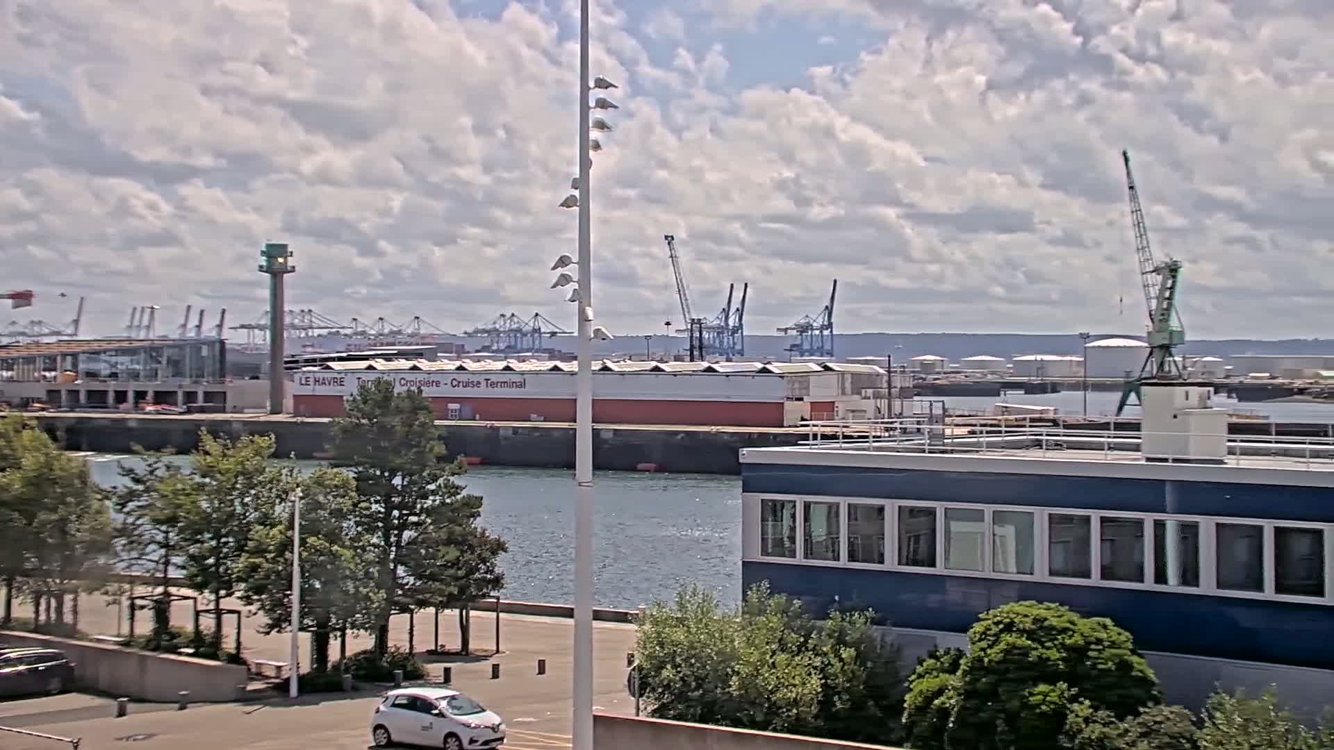 Le Havre Port Live Cam - Le Havre, Seine-Maritime, Normandie, France