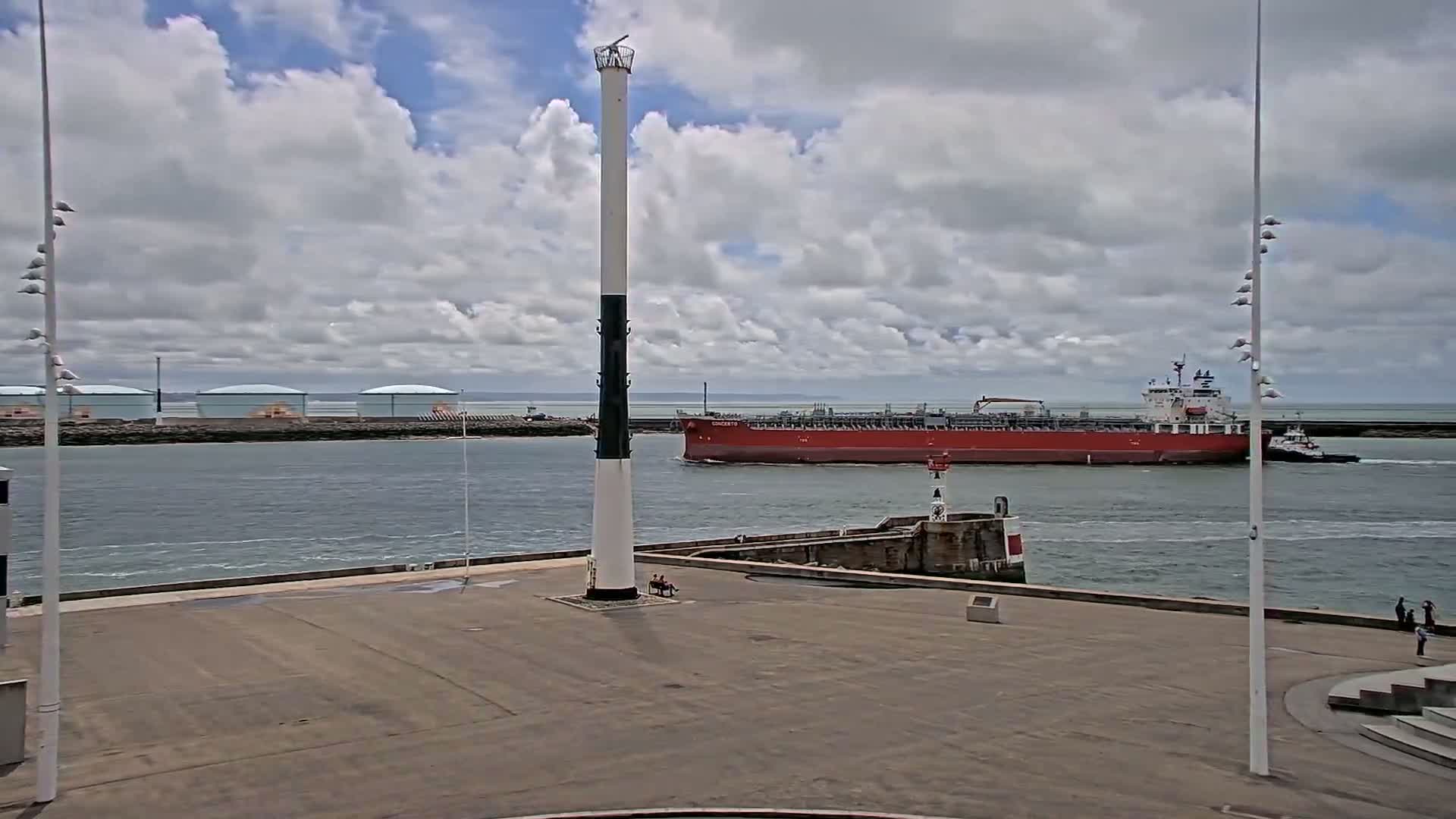 Le Havre Port Live Cam - Le Havre, Seine-Maritime, Normandie, France