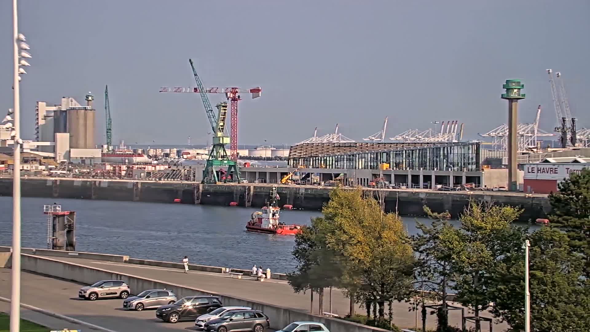 Le Havre Port Live Cam - Le Havre, Seine-Maritime, Normandie, France