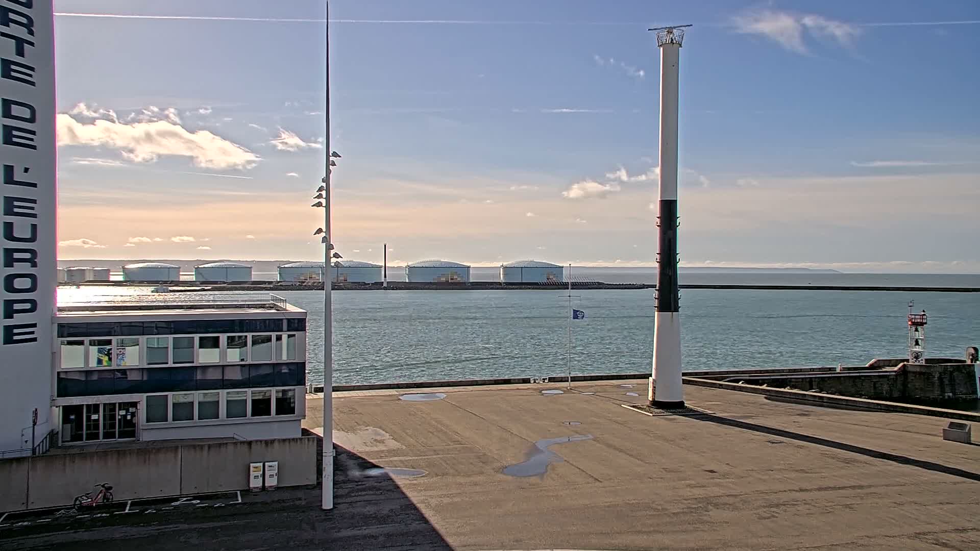 Le Havre Port Live Cam - Le Havre, Seine-Maritime, Normandie, France