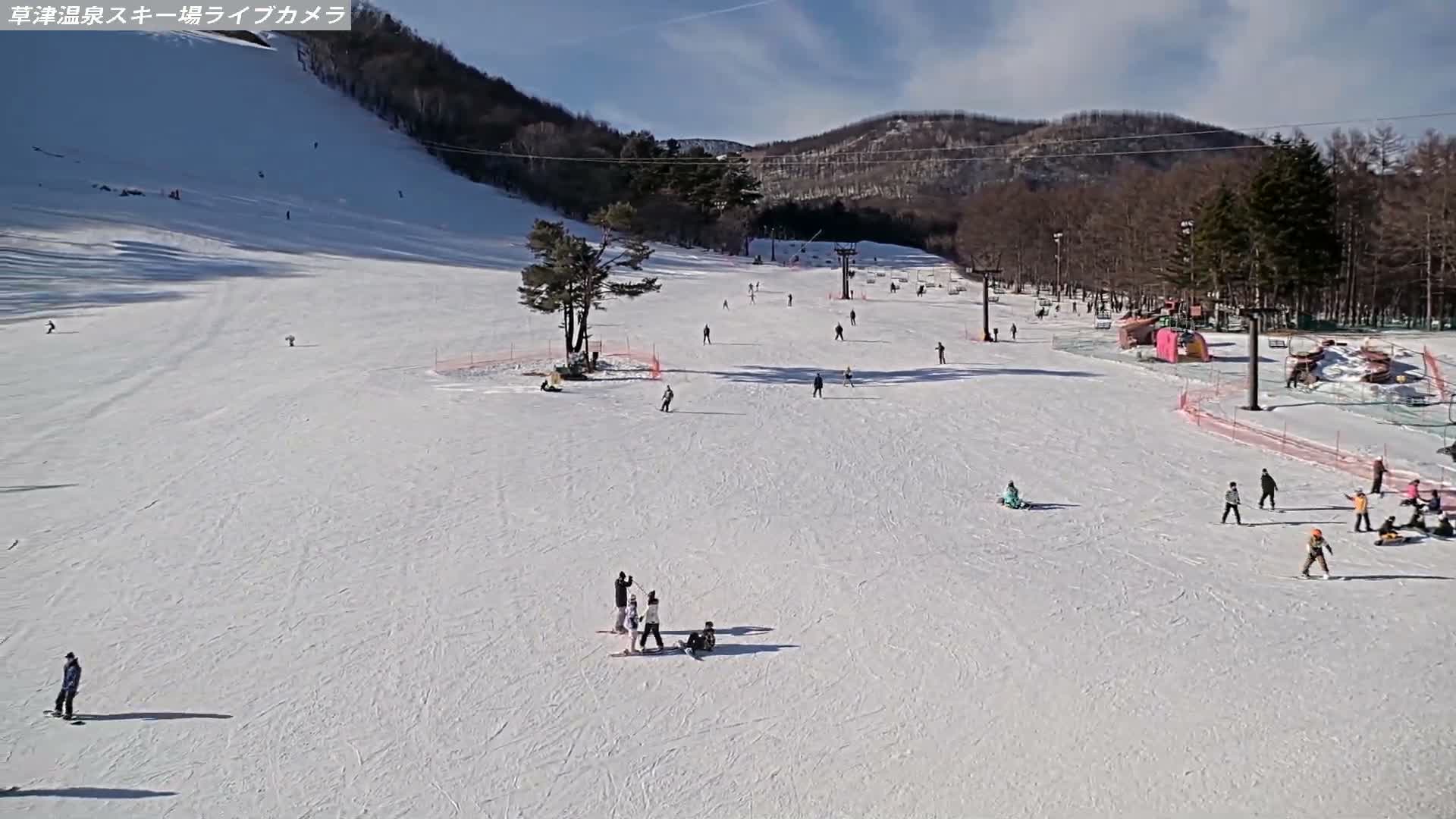 Gunma, Agatsuma, Kusatsu Onsen Ski Resort & Ski Slopes ( 群馬・吾妻・草津温泉スキー場・ゲレンデ ) Live Cam -  Kusatsu, Agatsuma-gun , Gunma, Kantō, Honshu, Japan