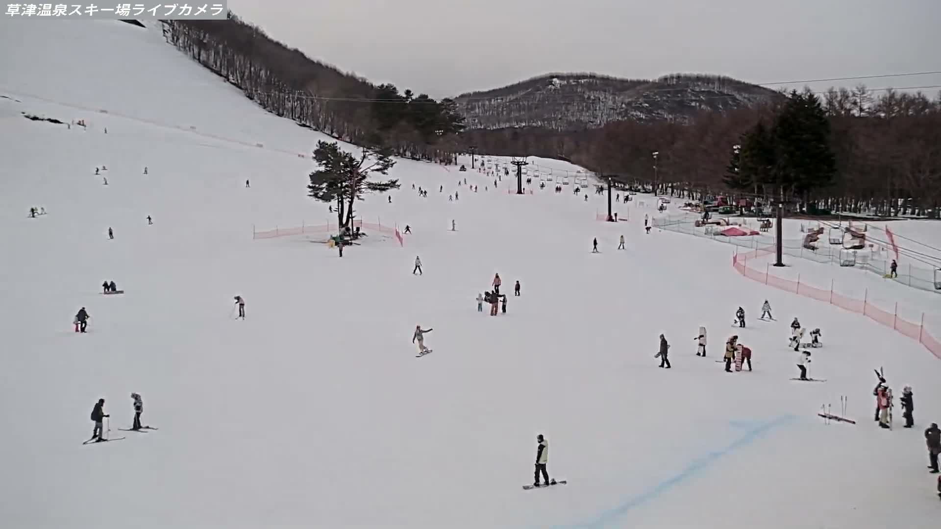 Gunma, Agatsuma, Kusatsu Onsen Ski Resort & Ski Slopes ( 群馬・吾妻・草津温泉スキー場・ゲレンデ ) Live Cam -  Kusatsu, Agatsuma-gun , Gunma, Kantō, Honshu, Japan