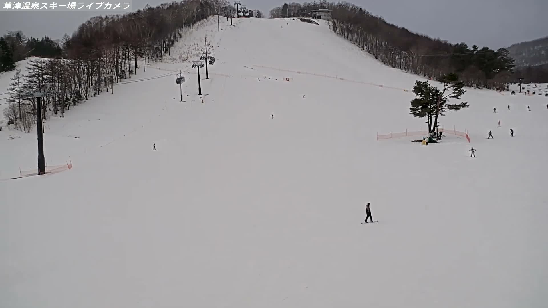 Gunma, Agatsuma, Kusatsu Onsen Ski Resort & Ski Slopes ( 群馬・吾妻・草津温泉スキー場・ゲレンデ ) Live Cam -  Kusatsu, Agatsuma-gun , Gunma, Kantō, Honshu, Japan