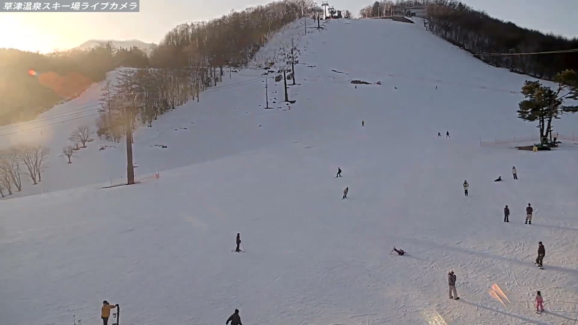 Gunma, Agatsuma, Kusatsu Onsen Ski Resort & Ski Slopes ( 群馬・吾妻・草津温泉スキー場・ゲレンデ ) Live Cam -  Kusatsu, Agatsuma-gun , Gunma, Kantō, Honshu, Japan