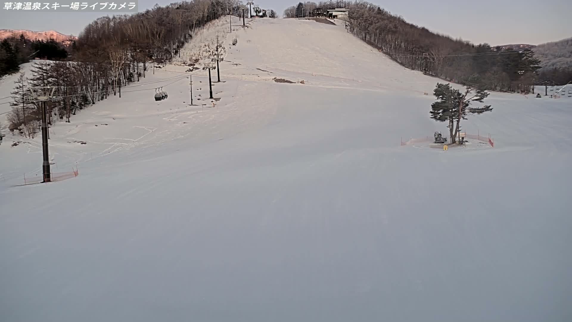 Gunma, Agatsuma, Kusatsu Onsen Ski Resort & Ski Slopes ( 群馬・吾妻・草津温泉スキー場・ゲレンデ ) Live Cam -  Kusatsu, Agatsuma-gun , Gunma, Kantō, Honshu, Japan