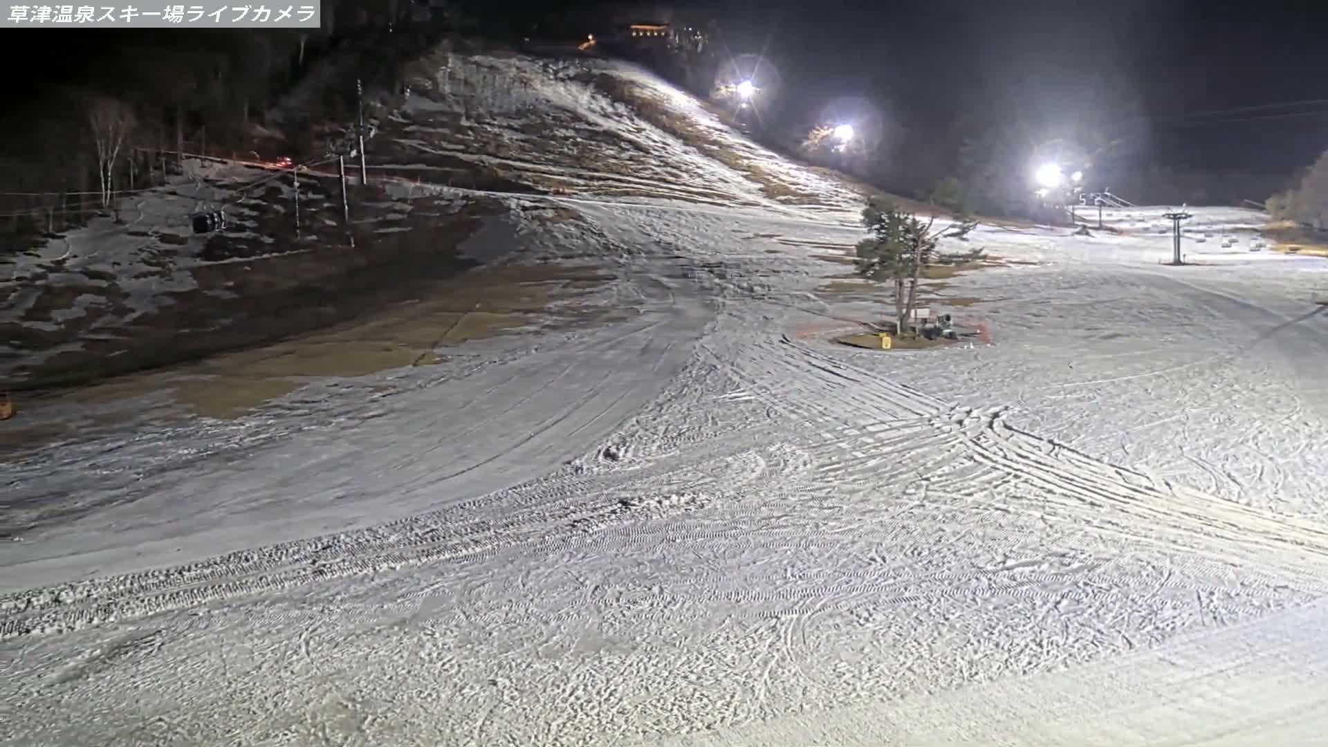 Gunma, Agatsuma, Kusatsu Onsen Ski Resort & Ski Slopes ( 群馬・吾妻・草津温泉スキー場・ゲレンデ ) Live Cam -  Kusatsu, Agatsuma-gun , Gunma, Kantō, Honshu, Japan