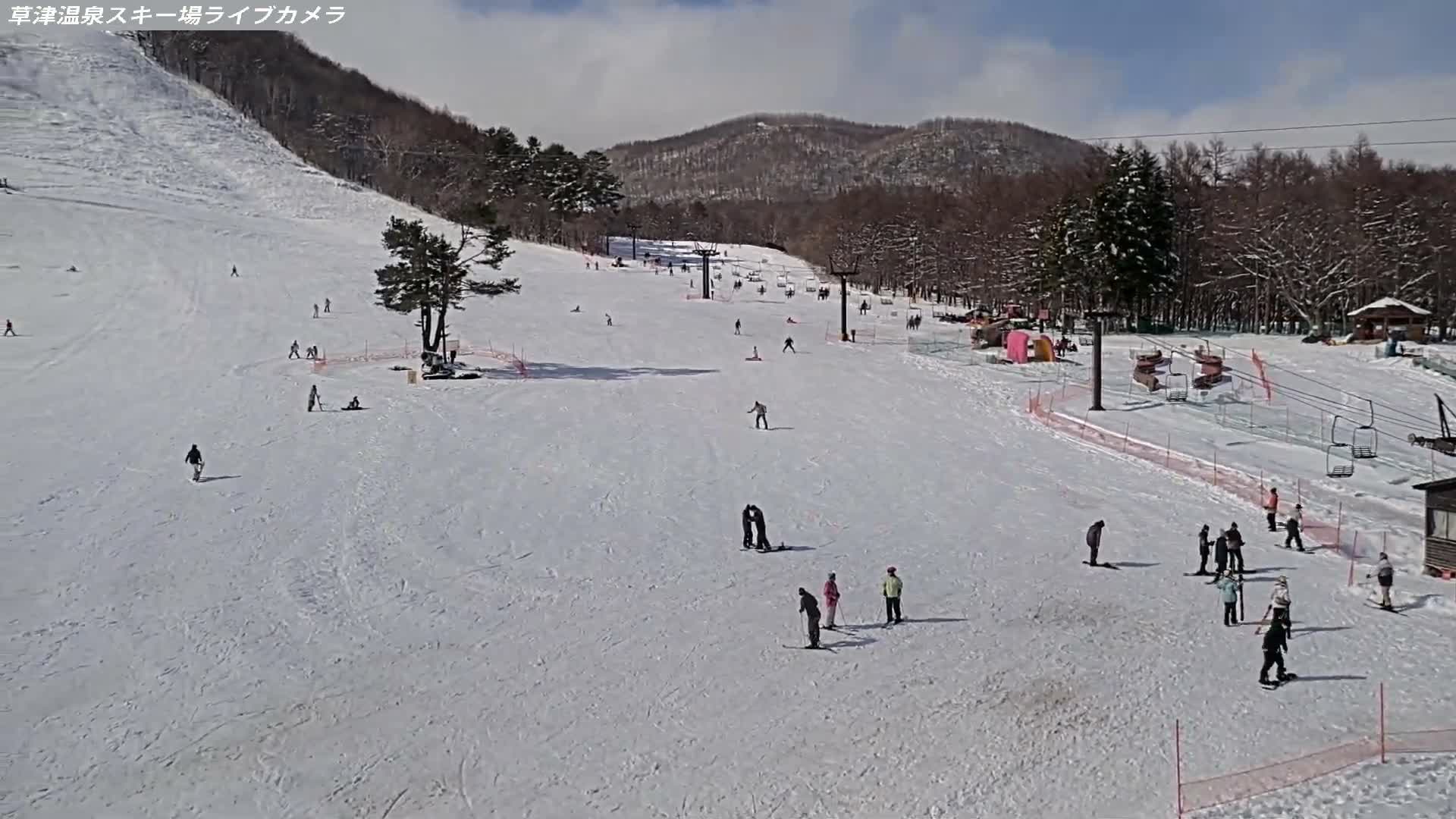 Gunma, Agatsuma, Kusatsu Onsen Ski Resort & Ski Slopes ( 群馬・吾妻・草津温泉スキー場・ゲレンデ ) Live Cam -  Kusatsu, Agatsuma-gun , Gunma, Kantō, Honshu, Japan