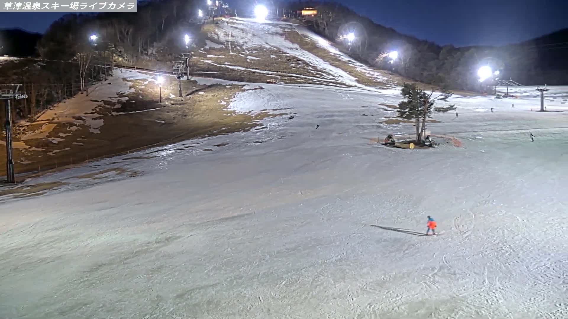 Gunma, Agatsuma, Kusatsu Onsen Ski Resort & Ski Slopes ( 群馬・吾妻・草津温泉スキー場・ゲレンデ ) Live Cam -  Kusatsu, Agatsuma-gun , Gunma, Kantō, Honshu, Japan