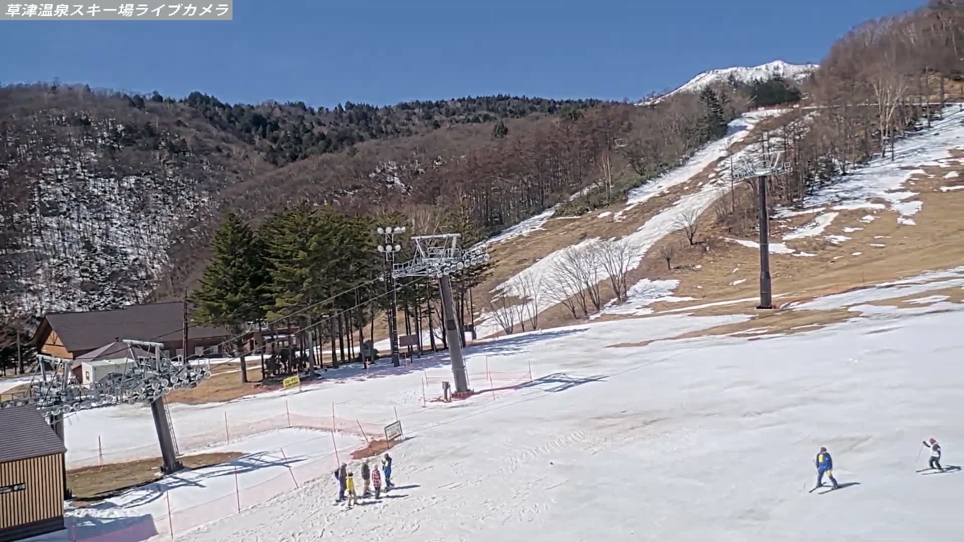 Gunma, Agatsuma, Kusatsu Onsen Ski Resort & Ski Slopes ( 群馬・吾妻・草津温泉スキー場・ゲレンデ ) Live Cam -  Kusatsu, Agatsuma-gun , Gunma, Kantō, Honshu, Japan