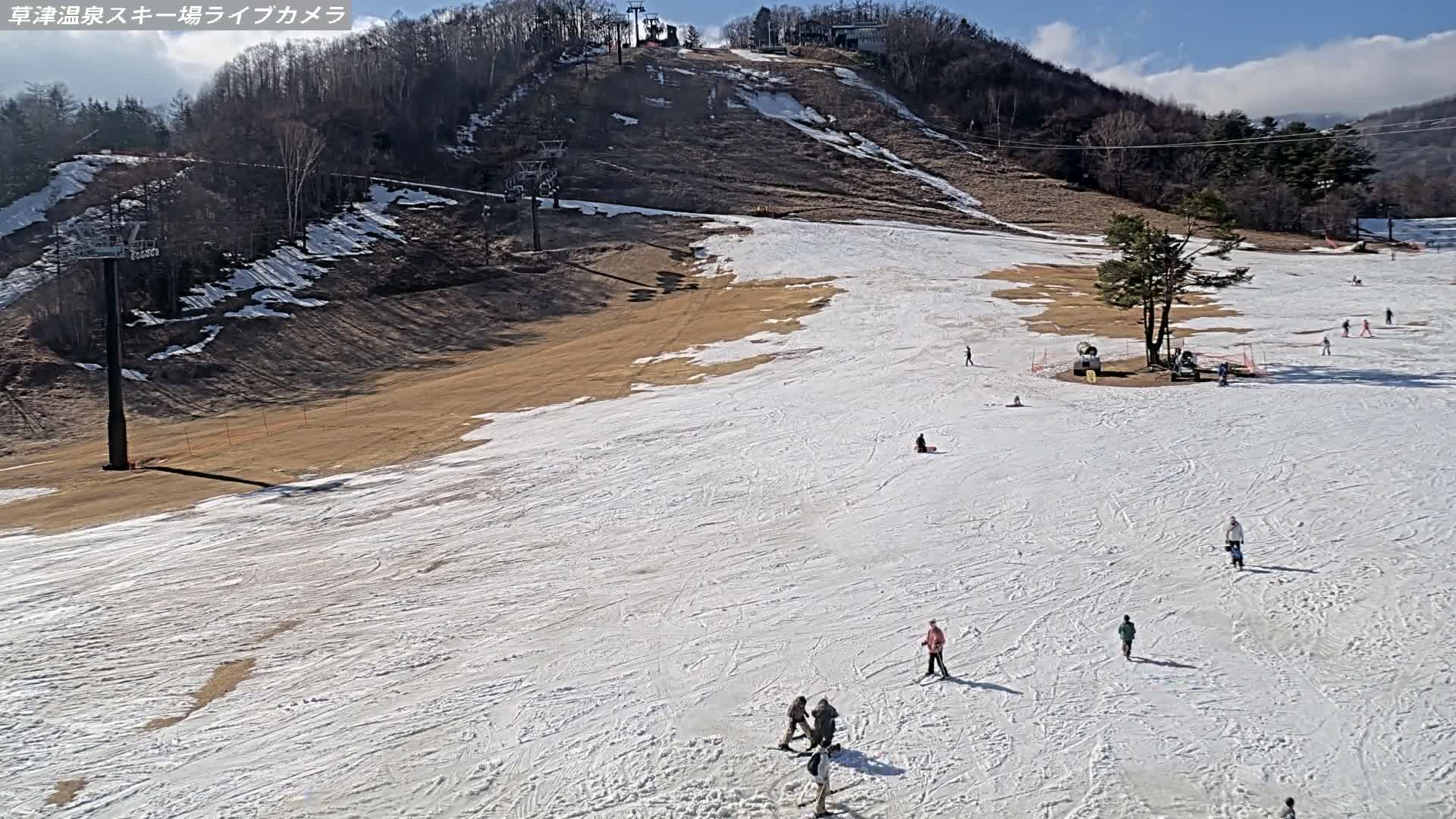 Gunma, Agatsuma, Kusatsu Onsen Ski Resort & Ski Slopes ( 群馬・吾妻・草津温泉スキー場・ゲレンデ ) Live Cam -  Kusatsu, Agatsuma-gun , Gunma, Kantō, Honshu, Japan