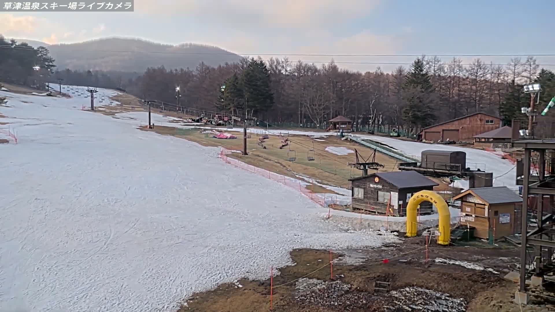 Gunma, Agatsuma, Kusatsu Onsen Ski Resort & Ski Slopes ( 群馬・吾妻・草津温泉スキー場・ゲレンデ ) Live Cam -  Kusatsu, Agatsuma-gun , Gunma, Kantō, Honshu, Japan