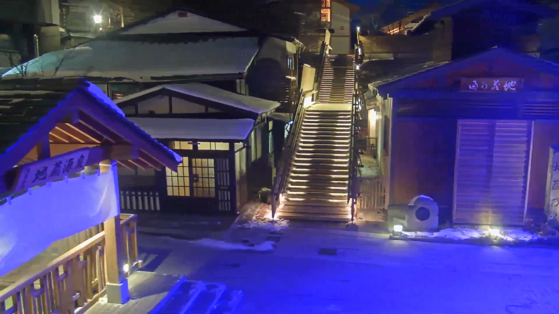 Gunma, Kusatsu Onsen, Ura Kusatsu & Jizo Hot Spring Square ( 群馬・草津温泉・裏草津・地蔵温泉広場 ) Live Cam - Kusatsu, Agatsuma-gun , Gunma, Kantō, Honshu, Japan