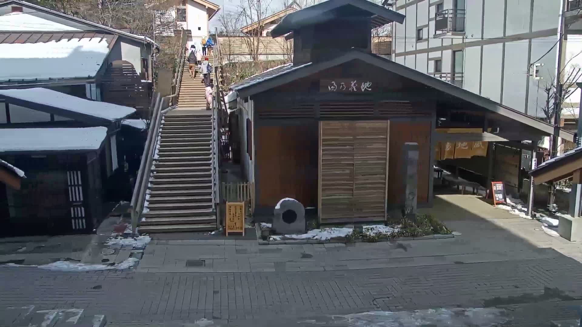 Gunma, Kusatsu Onsen, Ura Kusatsu & Jizo Hot Spring Square ( 群馬・草津温泉・裏草津・地蔵温泉広場 ) Live Cam - Kusatsu, Agatsuma-gun , Gunma, Kantō, Honshu, Japan