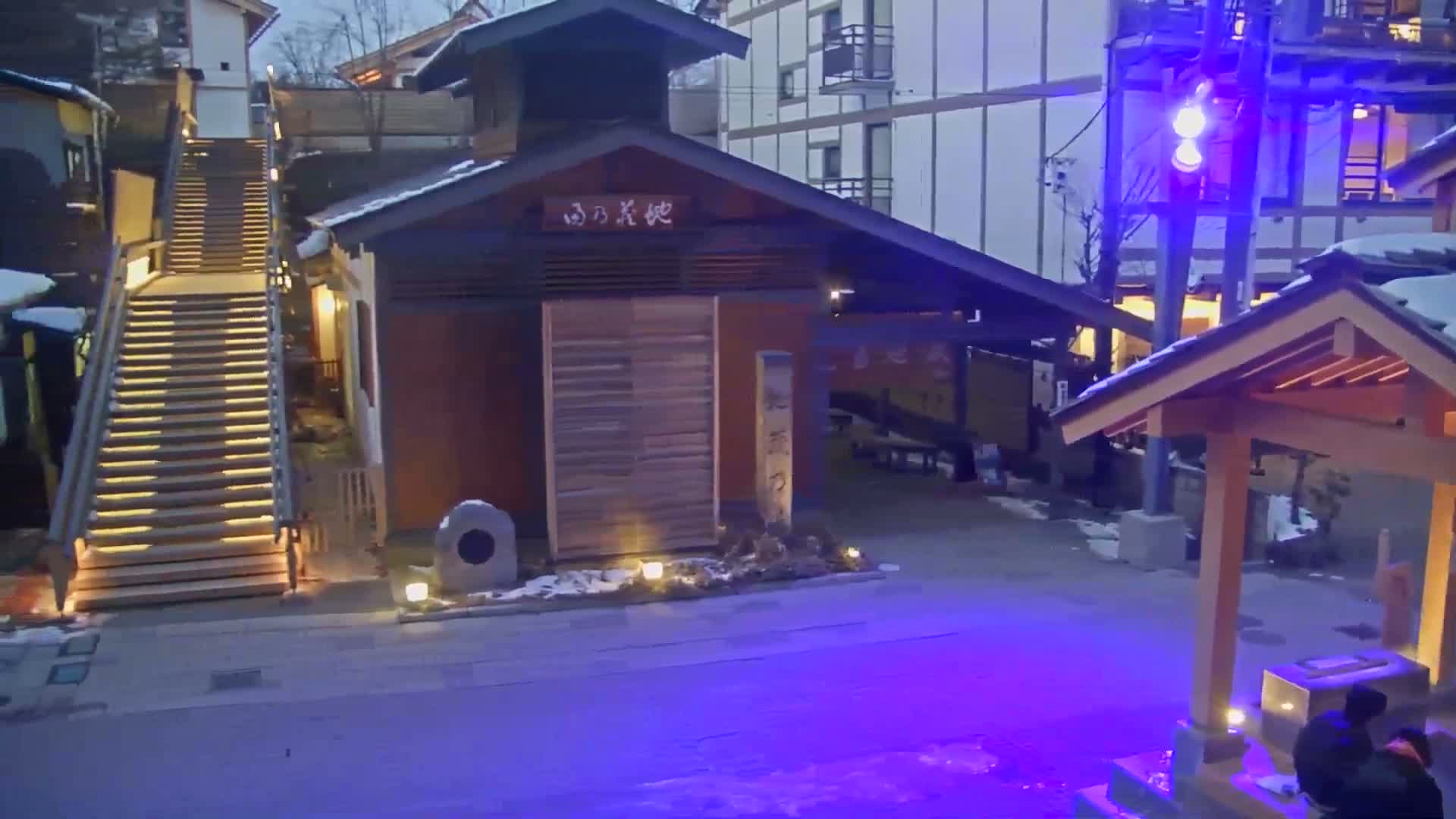 Gunma, Kusatsu Onsen, Ura Kusatsu & Jizo Hot Spring Square ( 群馬・草津温泉・裏草津・地蔵温泉広場 ) Live Cam - Kusatsu, Agatsuma-gun , Gunma, Kantō, Honshu, Japan