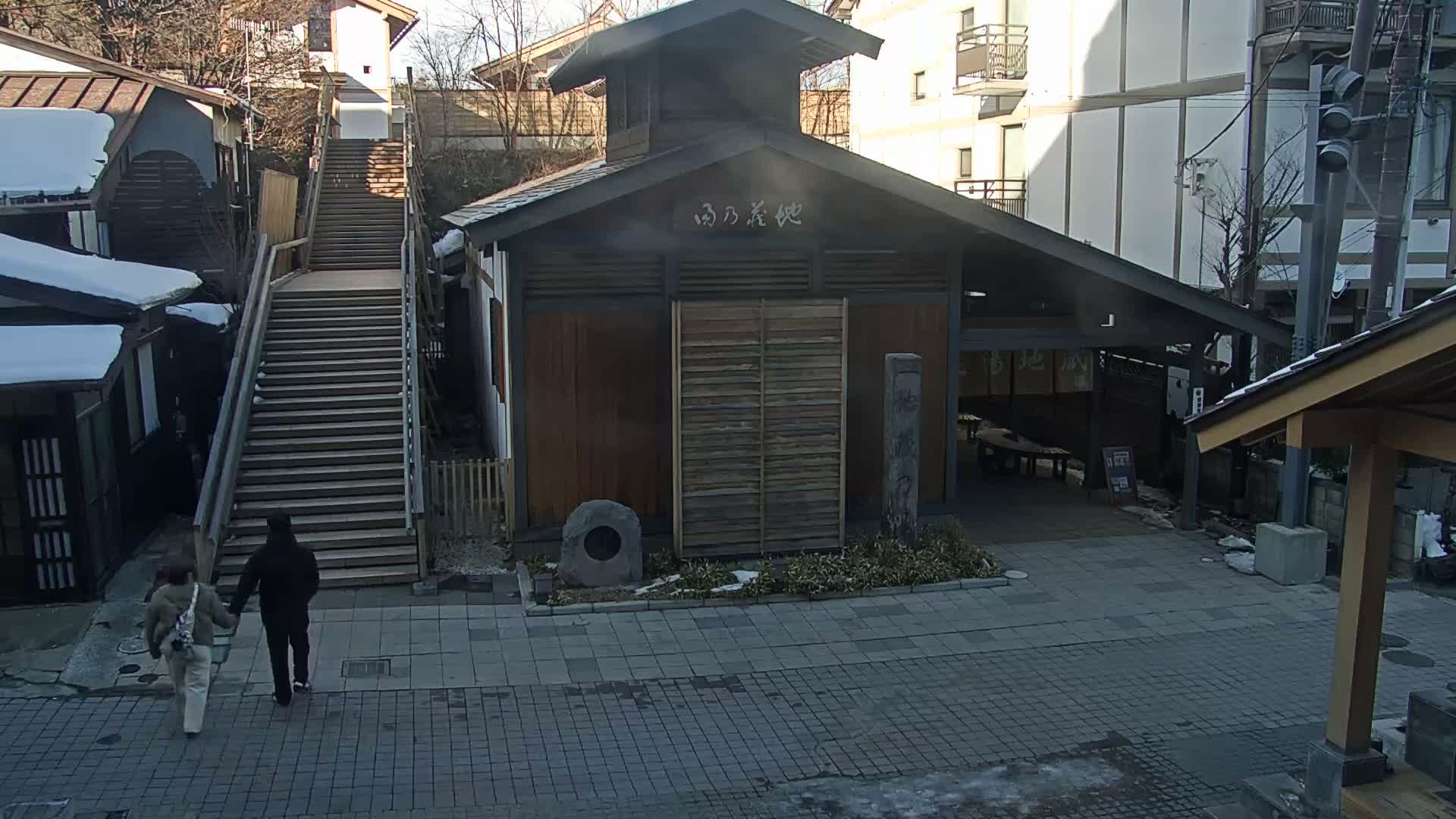 Gunma, Kusatsu Onsen, Ura Kusatsu & Jizo Hot Spring Square ( 群馬・草津温泉・裏草津・地蔵温泉広場 ) Live Cam - Kusatsu, Agatsuma-gun , Gunma, Kantō, Honshu, Japan