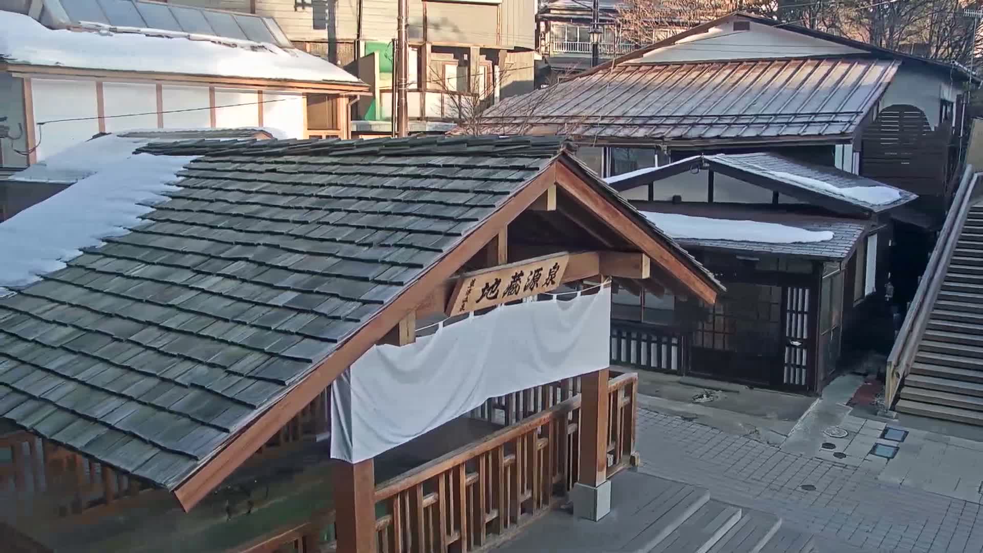 Gunma, Kusatsu Onsen, Ura Kusatsu & Jizo Hot Spring Square ( 群馬・草津温泉・裏草津・地蔵温泉広場 ) Live Cam - Kusatsu, Agatsuma-gun , Gunma, Kantō, Honshu, Japan