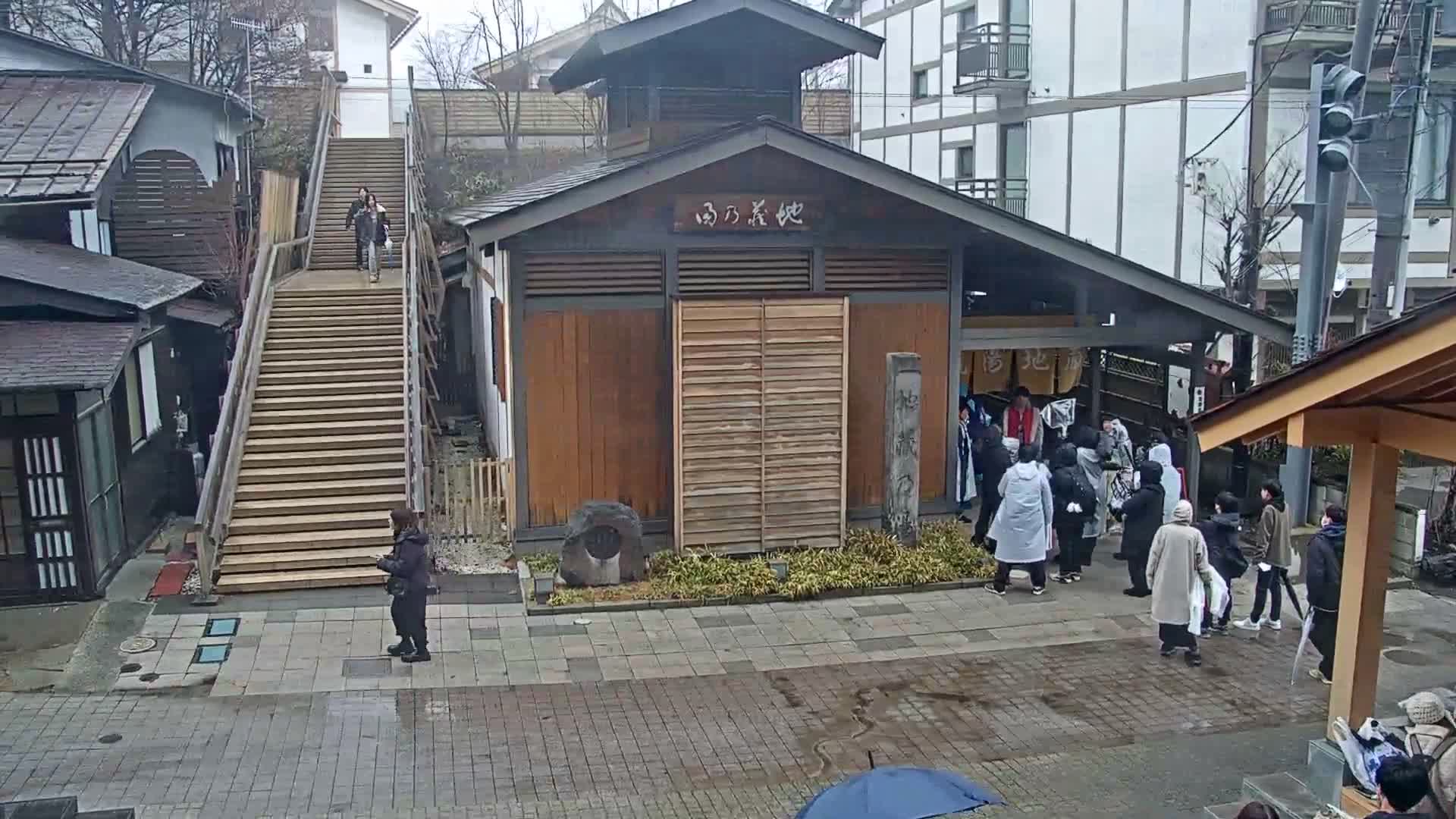 Gunma, Kusatsu Onsen, Ura Kusatsu & Jizo Hot Spring Square ( 群馬・草津温泉・裏草津・地蔵温泉広場 ) Live Cam - Kusatsu, Agatsuma-gun , Gunma, Kantō, Honshu, Japan