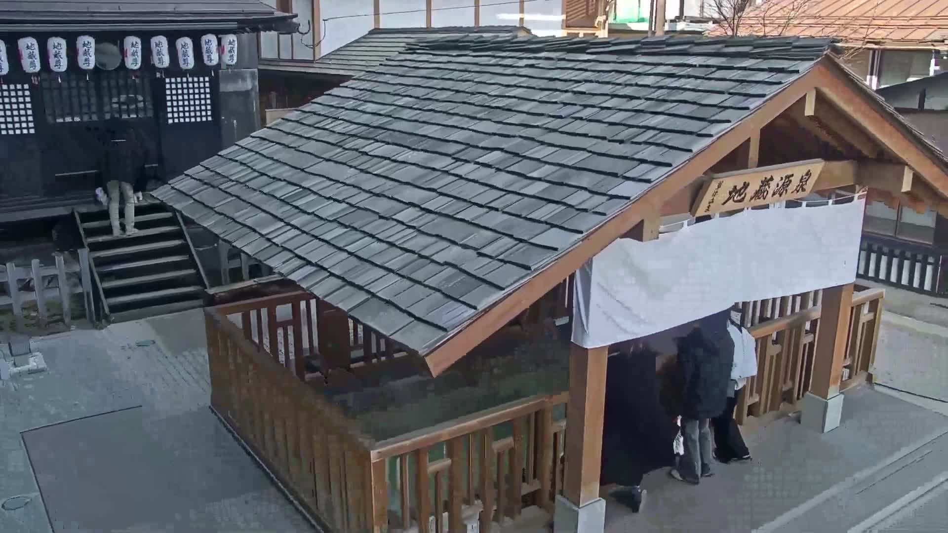 Gunma, Kusatsu Onsen, Ura Kusatsu & Jizo Hot Spring Square ( 群馬・草津温泉・裏草津・地蔵温泉広場 ) Live Cam - Kusatsu, Agatsuma-gun , Gunma, Kantō, Honshu, Japan