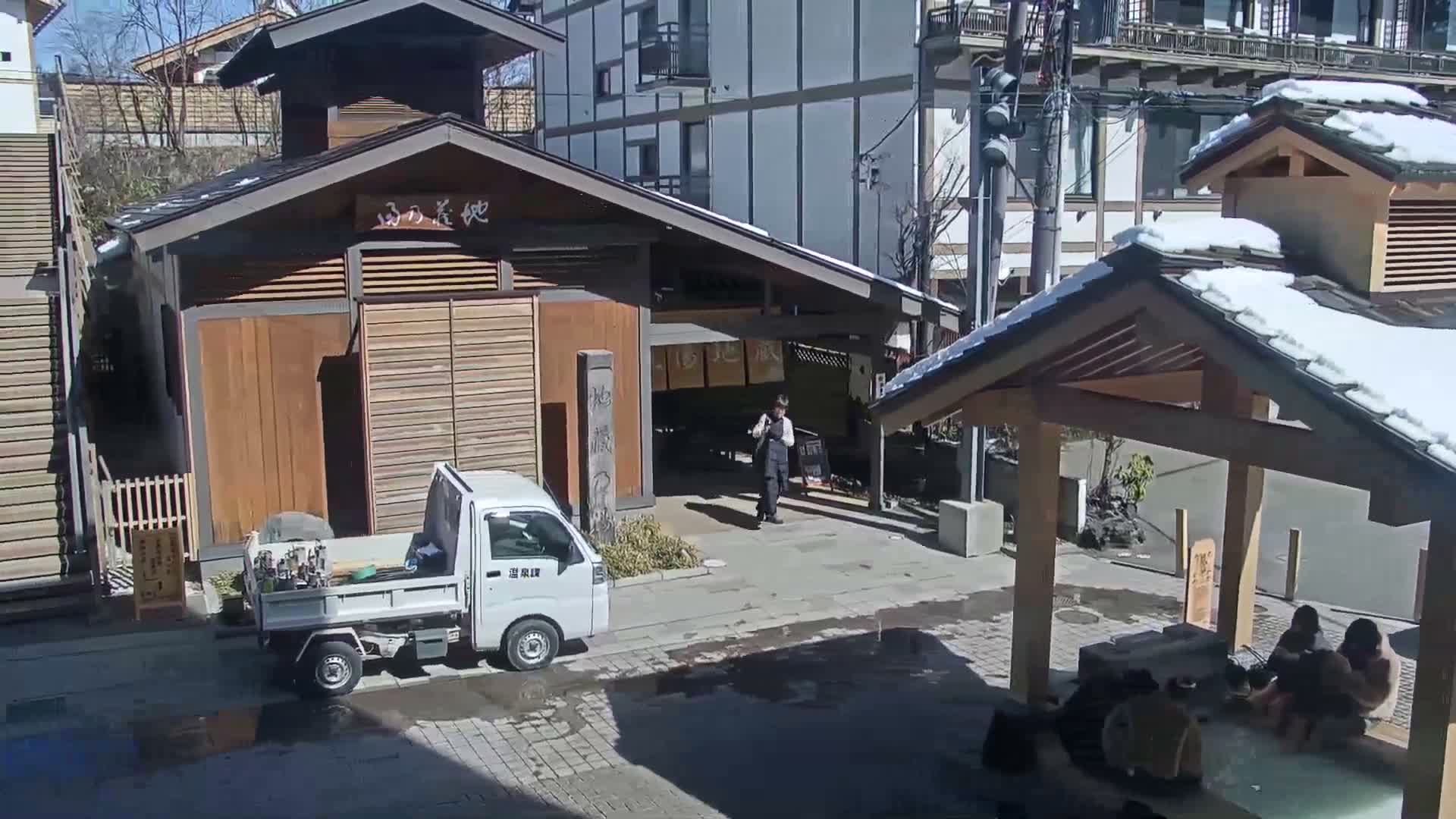 Gunma, Kusatsu Onsen, Ura Kusatsu & Jizo Hot Spring Square ( 群馬・草津温泉・裏草津・地蔵温泉広場 ) Live Cam - Kusatsu, Agatsuma-gun , Gunma, Kantō, Honshu, Japan