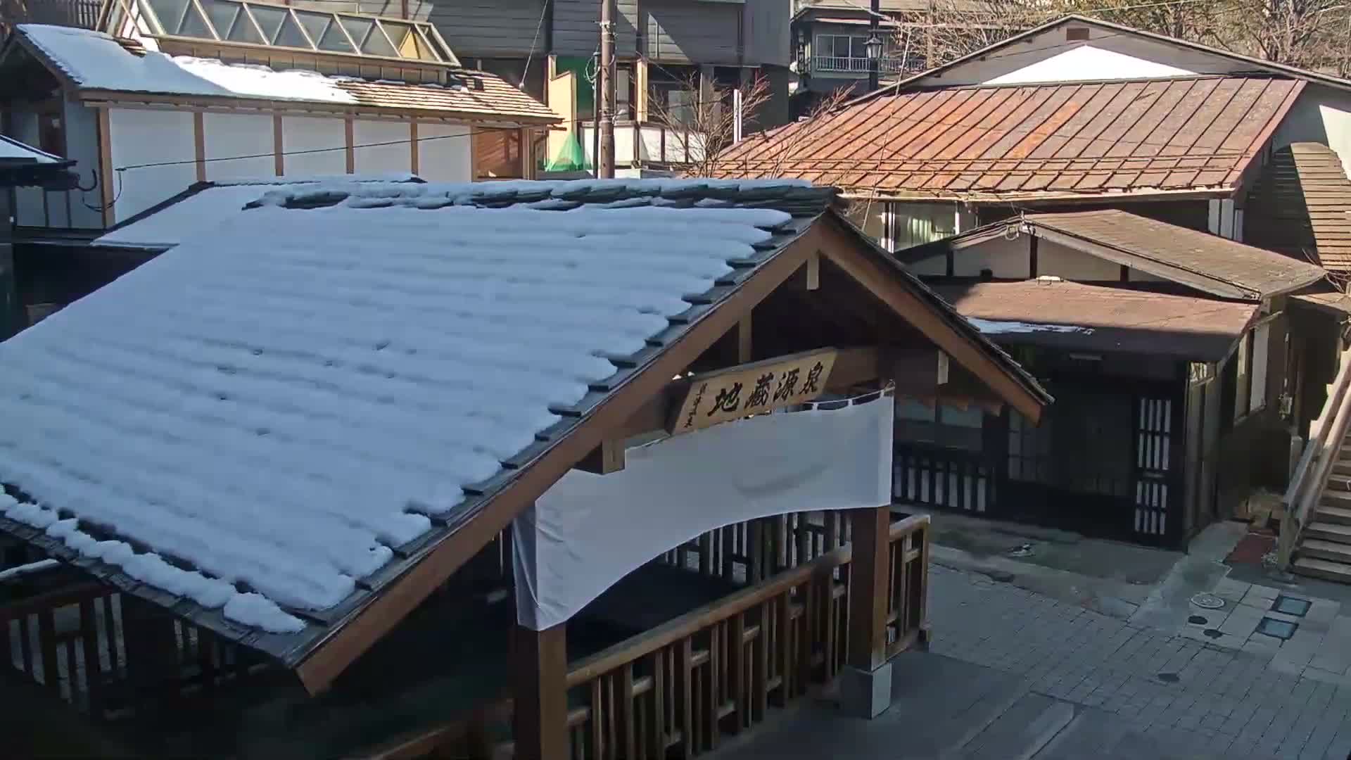 Gunma, Kusatsu Onsen, Ura Kusatsu & Jizo Hot Spring Square ( 群馬・草津温泉・裏草津・地蔵温泉広場 ) Live Cam - Kusatsu, Agatsuma-gun , Gunma, Kantō, Honshu, Japan