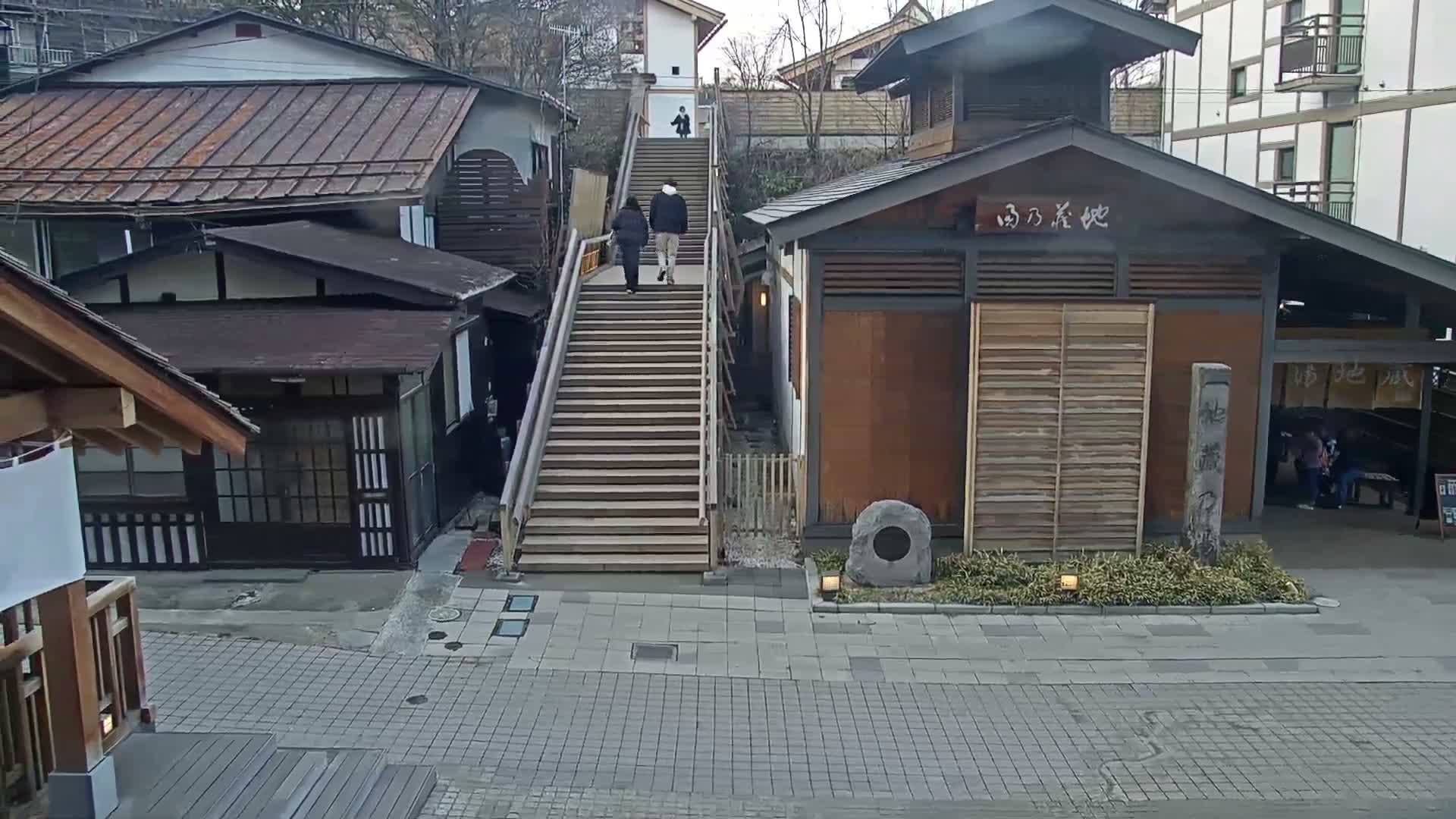 Gunma, Kusatsu Onsen, Ura Kusatsu & Jizo Hot Spring Square ( 群馬・草津温泉・裏草津・地蔵温泉広場 ) Live Cam - Kusatsu, Agatsuma-gun , Gunma, Kantō, Honshu, Japan