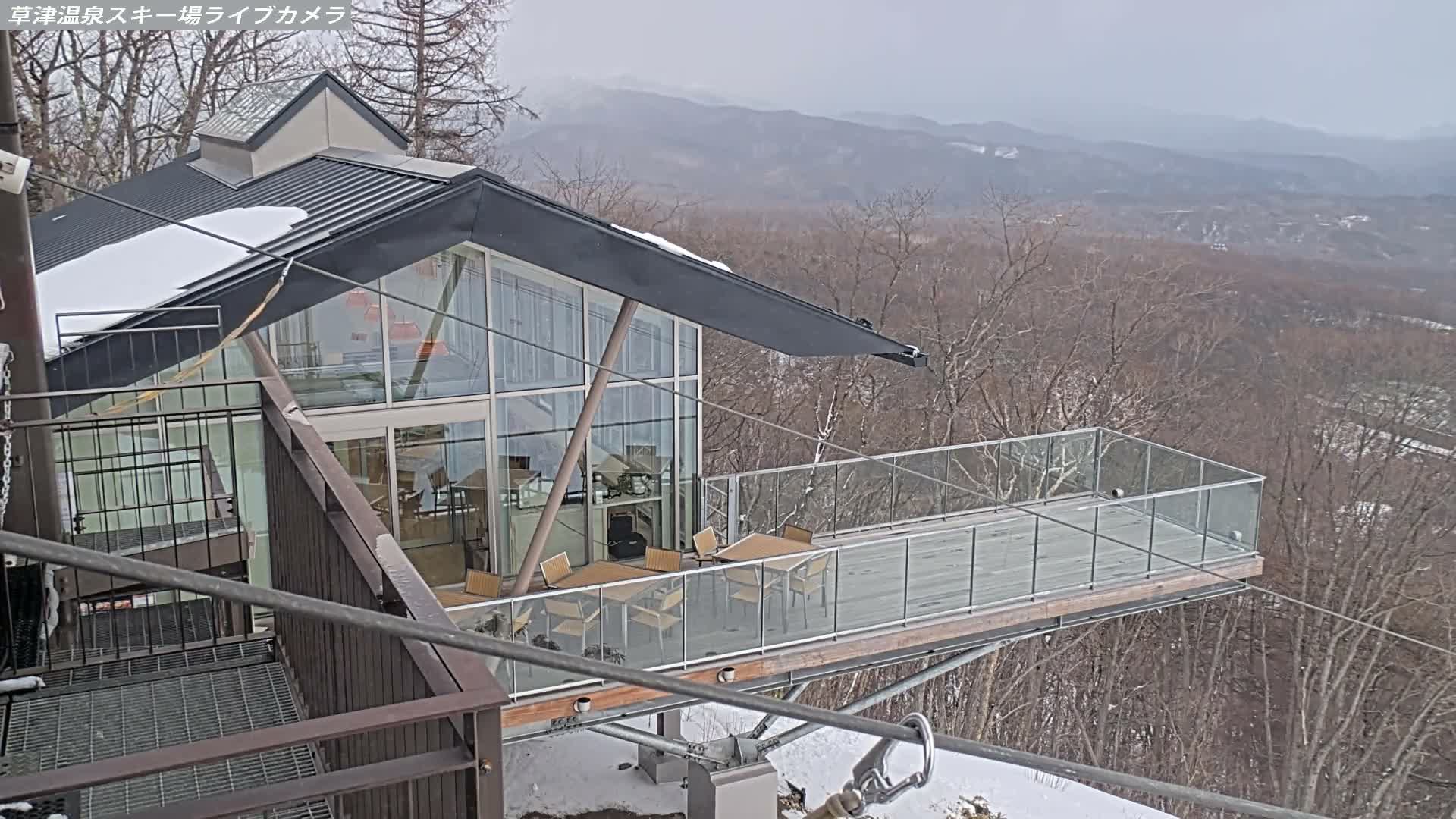 Gunma, Agatsuma, Kusatsu Onsen Ski Resort Tenguyama Summit Ski Slopes Funfair & Kusatsu Skyline ( 群馬・吾妻・草津温泉スキー場 天狗山山頂スキー場 遊園地＆草津スカイライン ) Live Cam - Kusatsu, Agatsuma-gun , Gunma, Kantō, Honshu, Japan