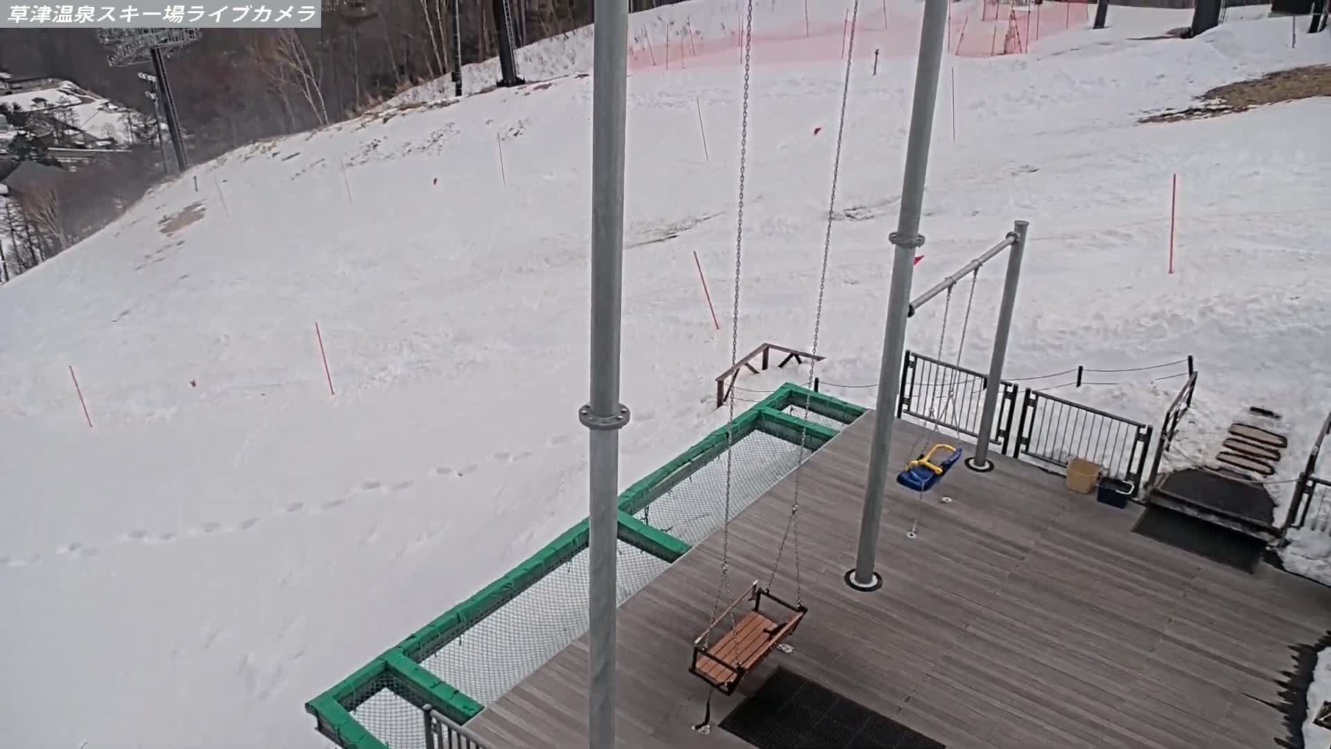 Gunma, Agatsuma, Kusatsu Onsen Ski Resort Tenguyama Summit Ski Slopes Funfair & Kusatsu Skyline ( 群馬・吾妻・草津温泉スキー場 天狗山山頂スキー場 遊園地＆草津スカイライン ) Live Cam - Kusatsu, Agatsuma-gun , Gunma, Kantō, Honshu, Japan