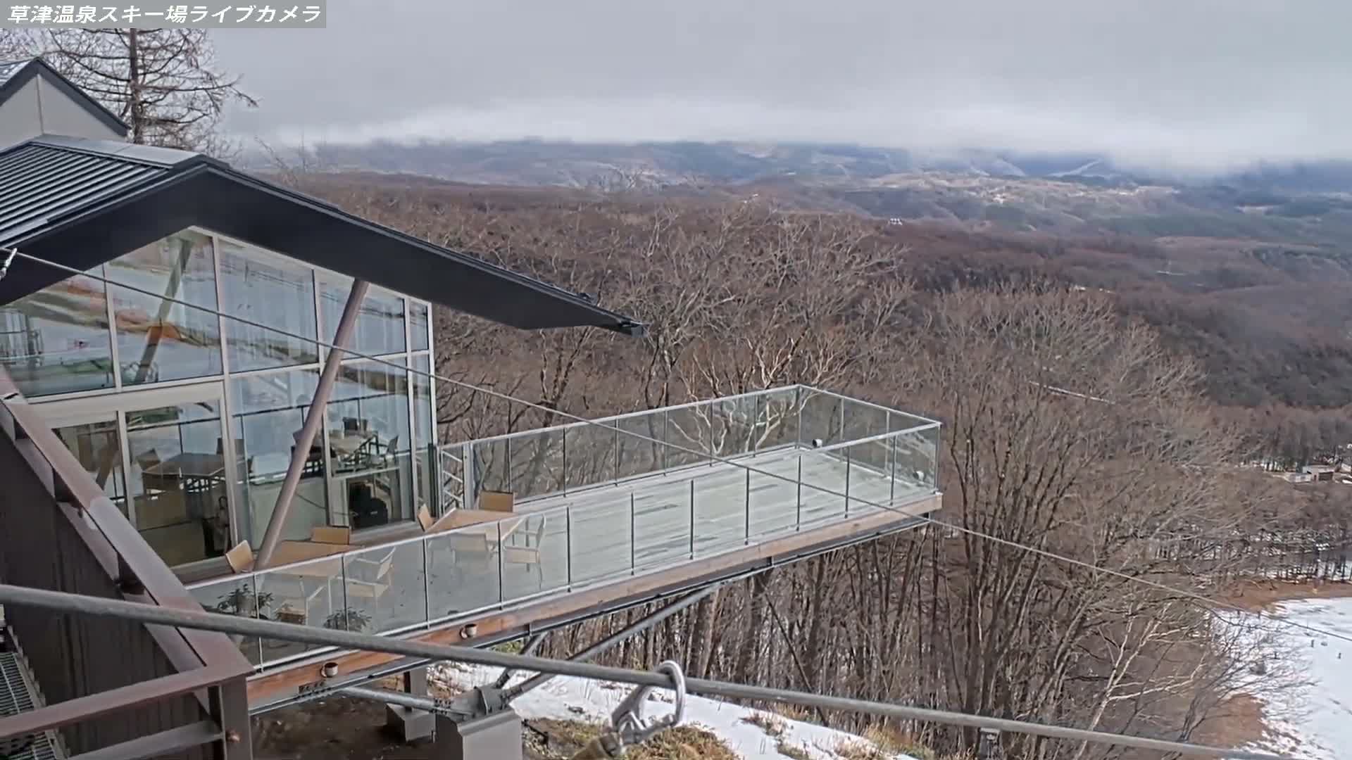 Gunma, Agatsuma, Kusatsu Onsen Ski Resort Tenguyama Summit Ski Slopes Funfair & Kusatsu Skyline ( 群馬・吾妻・草津温泉スキー場 天狗山山頂スキー場 遊園地＆草津スカイライン ) Live Cam - Kusatsu, Agatsuma-gun , Gunma, Kantō, Honshu, Japan
