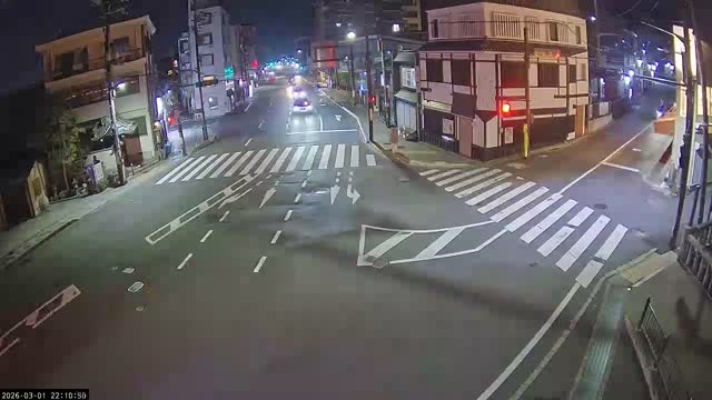 Higashioji-dori / Gojo-dori Street Intersection ( 京都市東山区 ​​東大路通と五条通交差点)  Gojo-zaka, Kyoto, Higashiyama Live Cam - 6 Chome, Gojobashihigashi, Higashiyama, Kyoto, Kyōto, Kansai, Japan