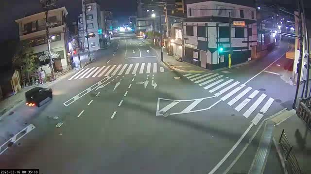 Higashioji-dori / Gojo-dori Street Intersection ( 京都市東山区 ​​東大路通と五条通交差点)  Gojo-zaka, Kyoto, Higashiyama Live Cam - 6 Chome, Gojobashihigashi, Higashiyama, Kyoto, Kyōto, Kansai, Japan