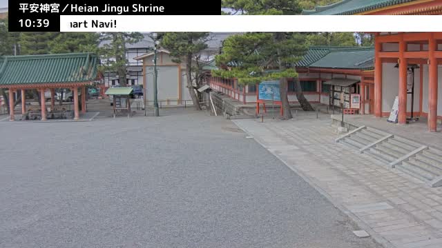 ( 京都 平安神宮 左京) Heian Jingu Shrine, Kyoto, Sakyo Live Cam - Okazaki Nishitennocho, Sakyo-ku , Kyoto, Kyōto, Kansai, Japan