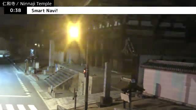 (  仁王 門 京都 右京 仁和寺 ) Nio-mon Gate Ninnaji Temple , Kyoto, Ukyo Live Cam - Omuroouchi, Ukyo, Kyoto, Kyōto, Kansai, Japan
