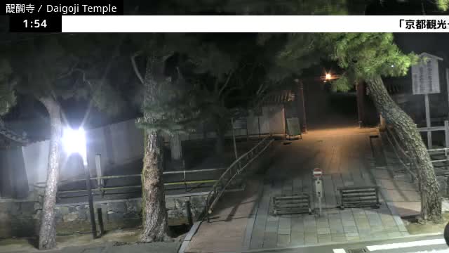 ( 山門 大御寺総門 京都・伏見の大御寺 ) Main Gate Daigo-ji Somon Daigoji Temple, Kyoto, Fushimi Live Cam -  Daigohigashiojicho, Fushimi-ku, Kyoto, Kyōto, Kansai, Japan 