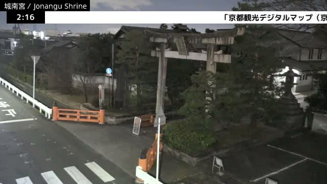 ( 城南宮正門 京都・伏見 ) Jonangu Shrine Main Gate, Kyoto, Fushimi Live Cam - Nakajimatobarikyucho, Fushimi-ku, Kyoto, Kyōto, Kansai, Japan 