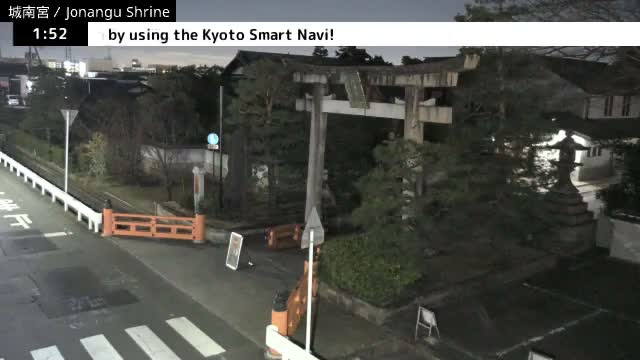 ( 城南宮正門 京都・伏見 ) Jonangu Shrine Main Gate, Kyoto, Fushimi Live Cam - Nakajimatobarikyucho, Fushimi-ku, Kyoto, Kyōto, Kansai, Japan 