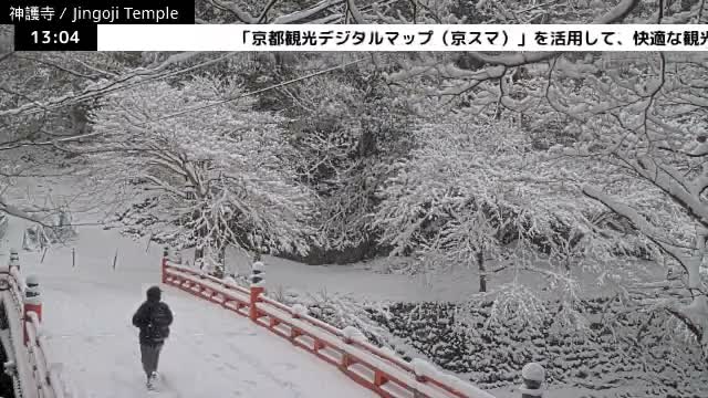 ( 神護寺庭園、京都、右京 ) Jingo-ji Temple Garden, Kyoto, Ukyo  Live Cam - Umegahata Takaocho, Ukyo-ku, Kyoto, Kyōto, Kansai, Japan 