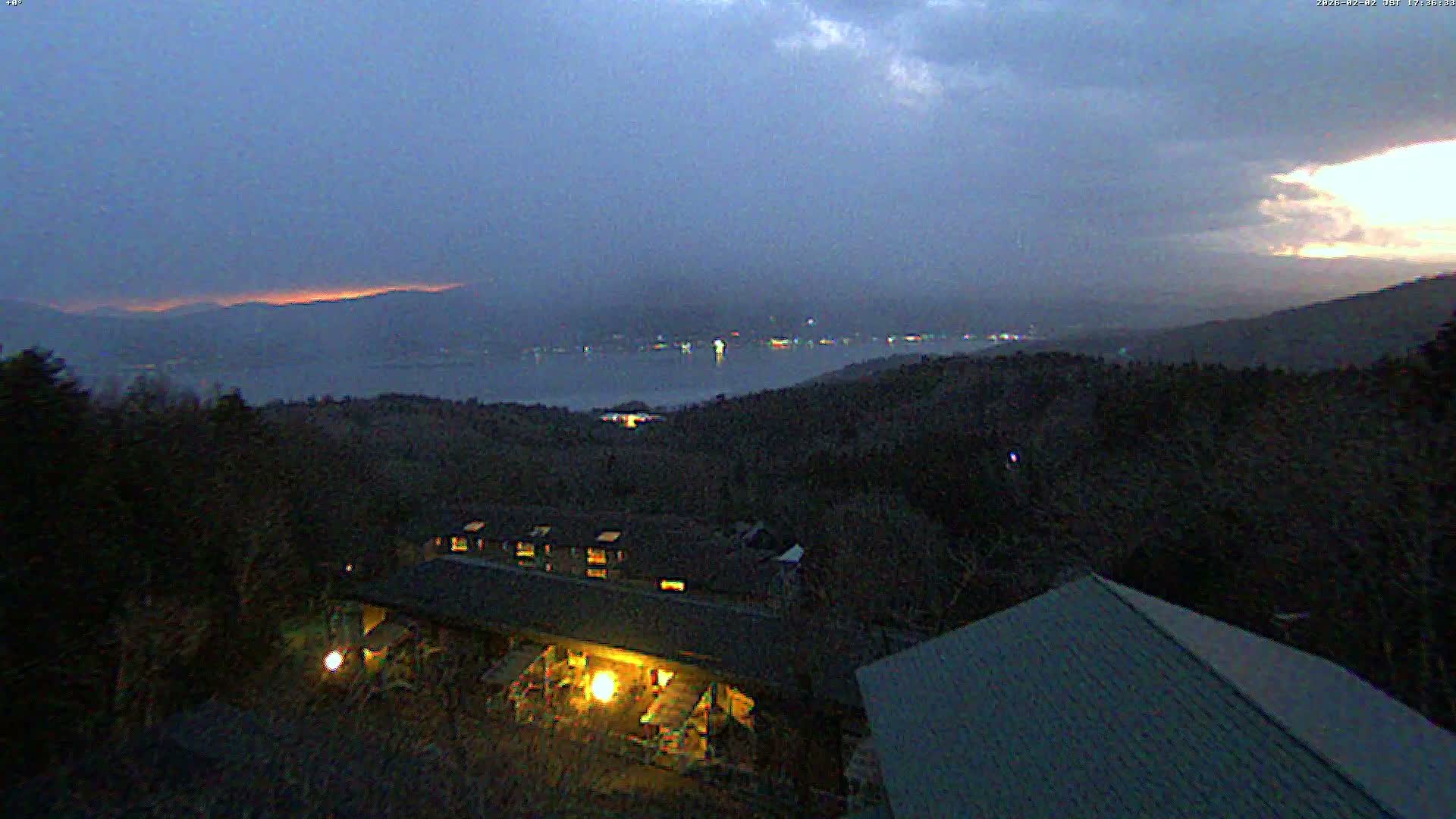 Yamanakako ( 山中湖と富士山の眺め 山梨県南松原市 ) Yamanakako Lake & Fuji Mountain View Yamanashi, Minamatsiru Live Cam - Hirano, Yamanakako, Minamatsiru, Yamanashi, Tokai, Chubu, Japan