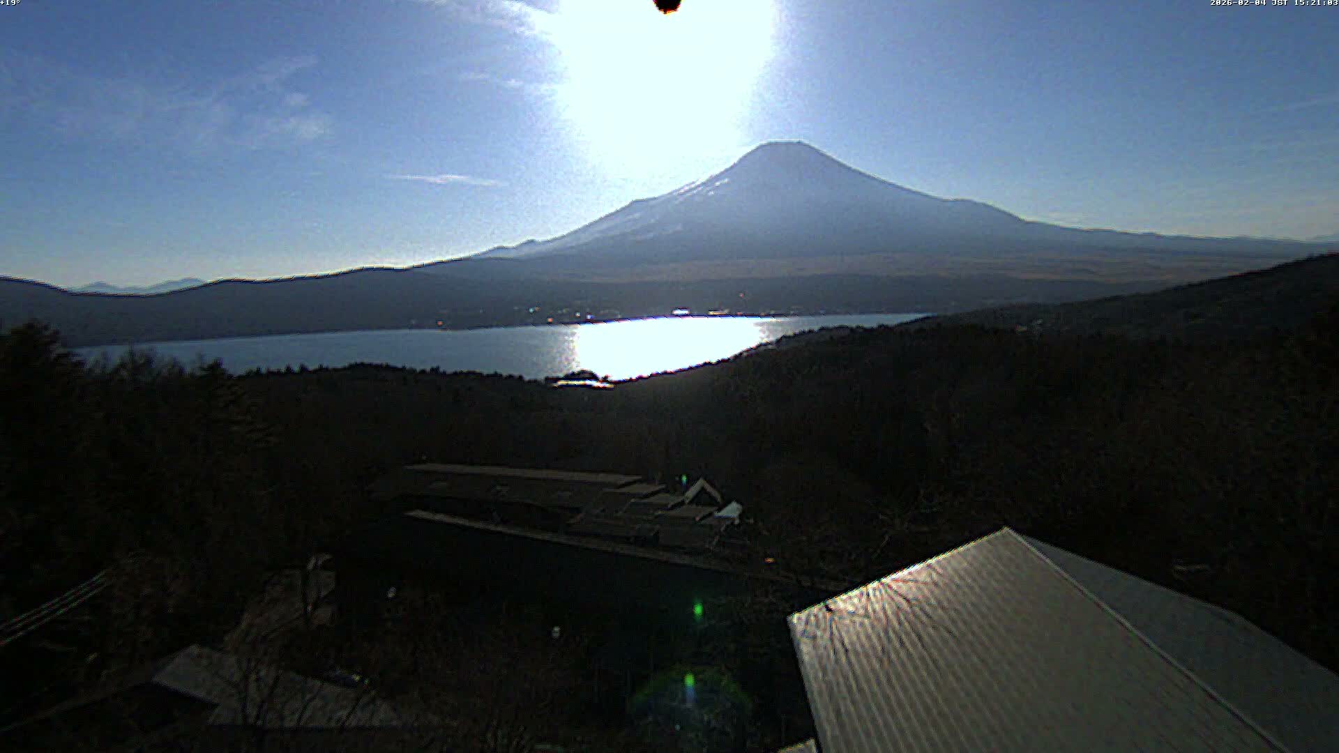 Yamanakako ( 山中湖と富士山の眺め 山梨県南松原市 ) Yamanakako Lake & Fuji Mountain View Yamanashi, Minamatsiru Live Cam - Hirano, Yamanakako, Minamatsiru, Yamanashi, Tokai, Chubu, Japan