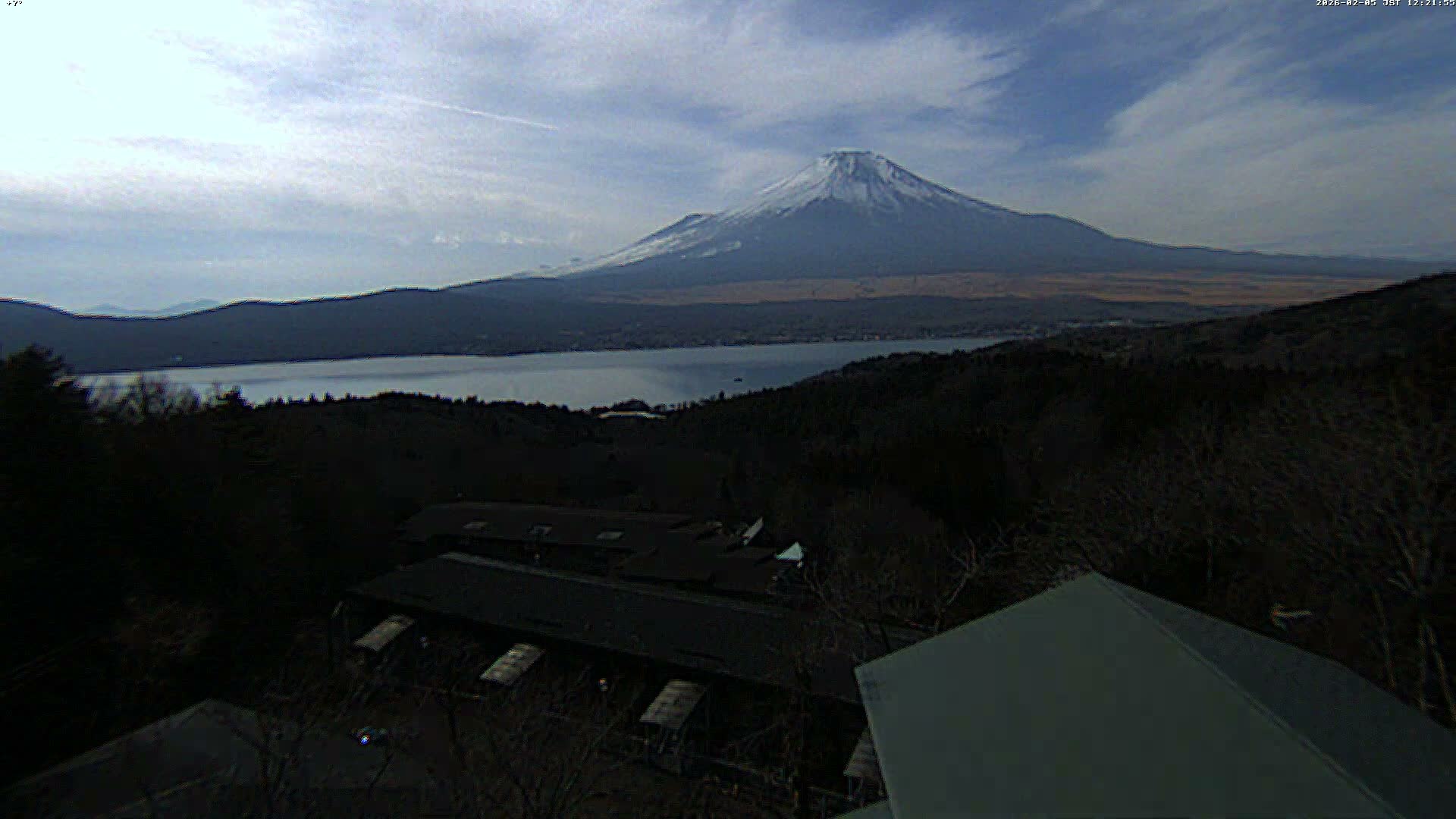 Yamanakako ( 山中湖と富士山の眺め 山梨県南松原市 ) Yamanakako Lake & Fuji Mountain View Yamanashi, Minamatsiru Live Cam - Hirano, Yamanakako, Minamatsiru, Yamanashi, Tokai, Chubu, Japan