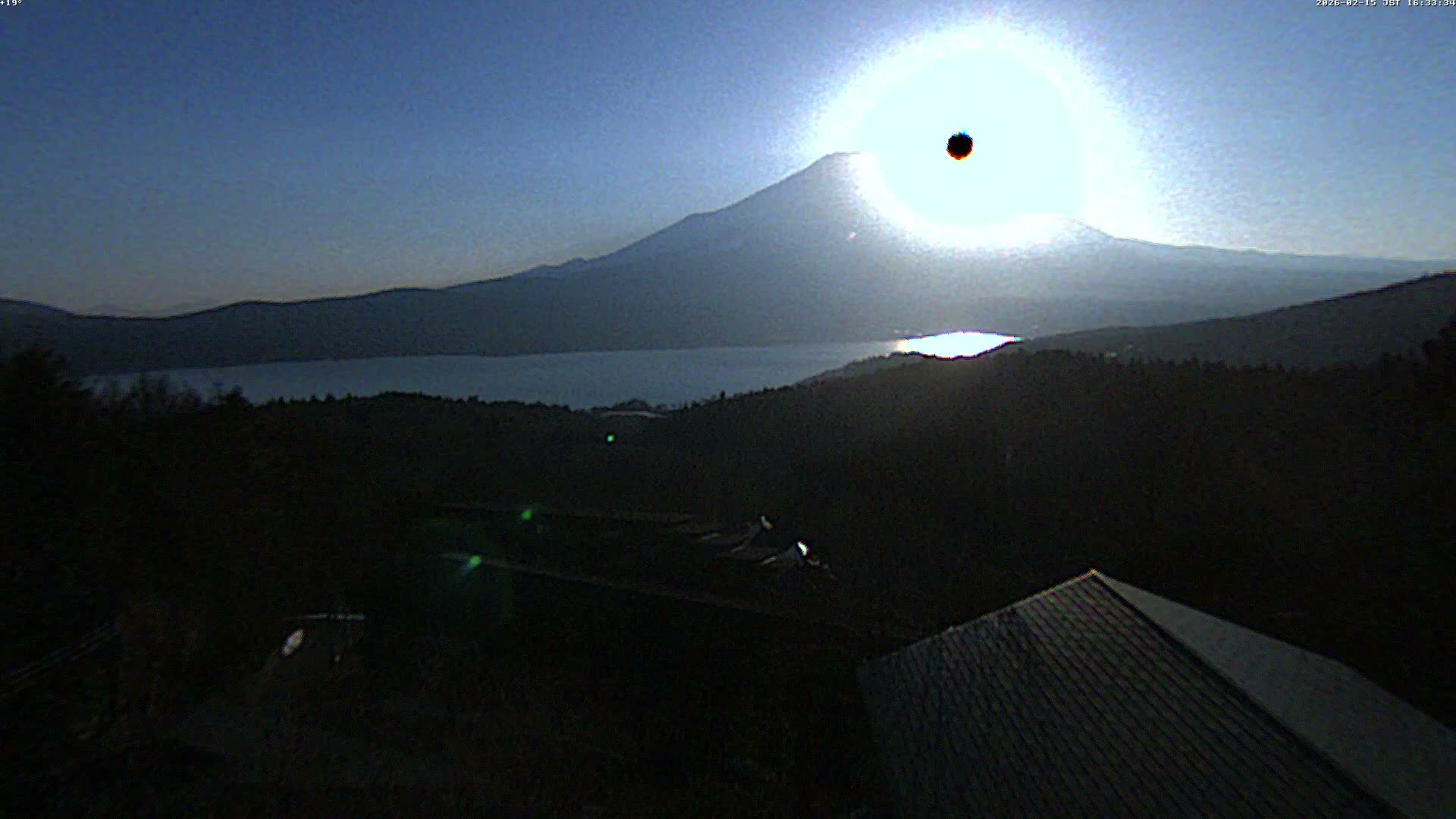 Yamanakako ( 山中湖と富士山の眺め 山梨県南松原市 ) Yamanakako Lake & Fuji Mountain View Yamanashi, Minamatsiru Live Cam - Hirano, Yamanakako, Minamatsiru, Yamanashi, Tokai, Chubu, Japan