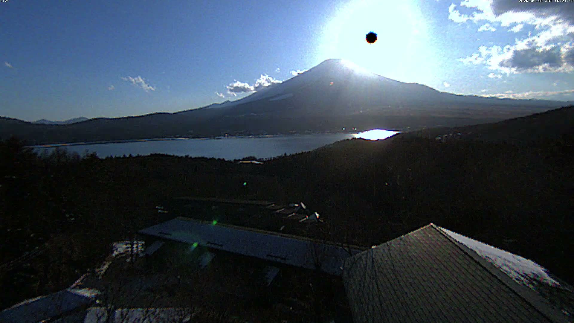 Yamanakako ( 山中湖と富士山の眺め 山梨県南松原市 ) Yamanakako Lake & Fuji Mountain View Yamanashi, Minamatsiru Live Cam - Hirano, Yamanakako, Minamatsiru, Yamanashi, Tokai, Chubu, Japan
