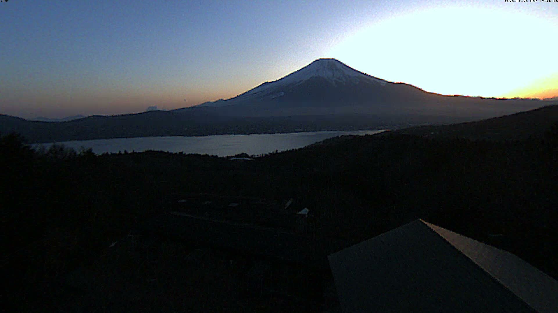 Yamanakako ( 山中湖と富士山の眺め 山梨県南松原市 ) Yamanakako Lake & Fuji Mountain View Yamanashi, Minamatsiru Live Cam - Hirano, Yamanakako, Minamatsiru, Yamanashi, Tokai, Chubu, Japan