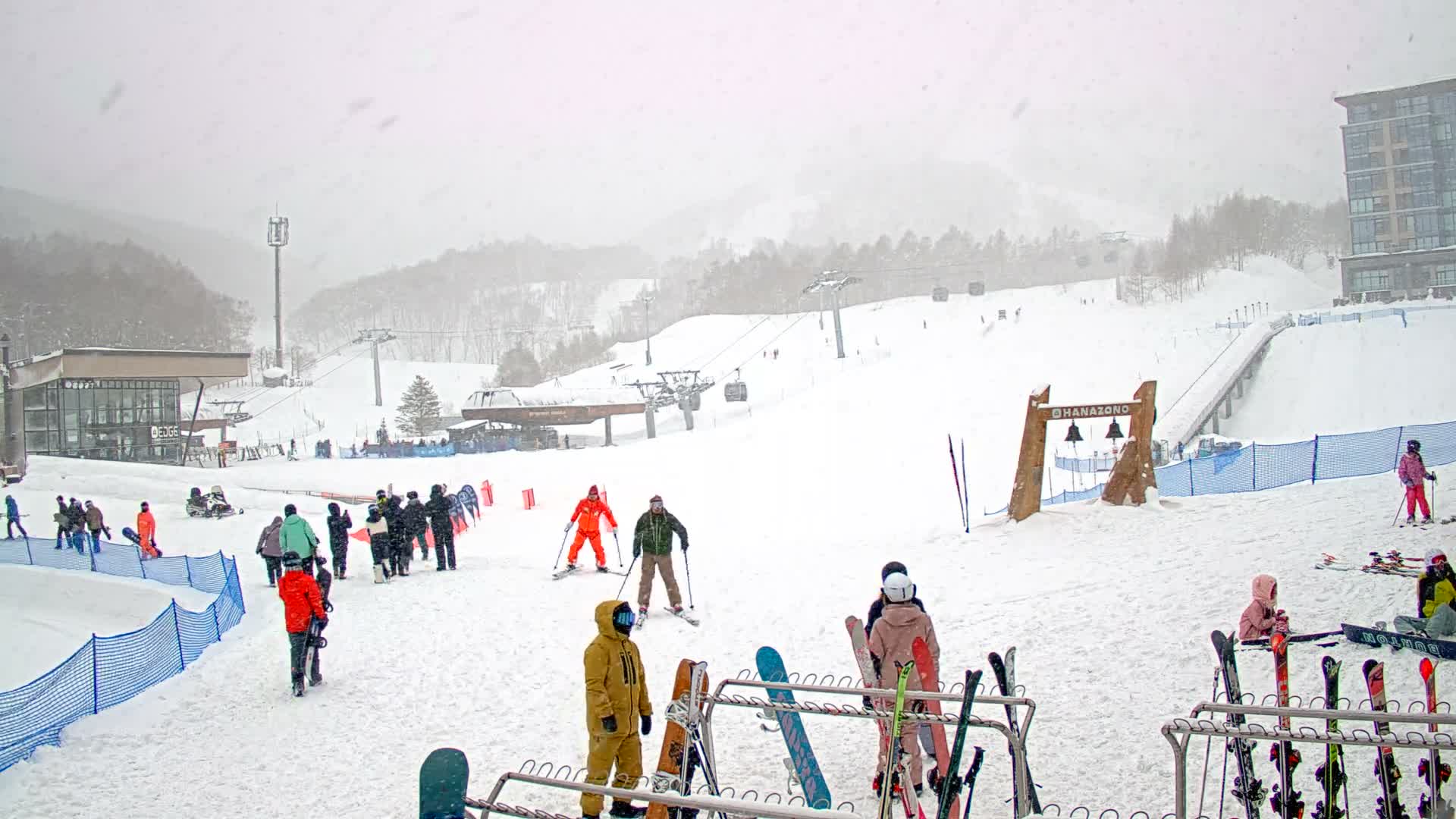 Abuta ( 虻田 ( ) ニセコアンヌプリ山＆ニセコ花園、リゾートスキー場、北海道、倶知安 ) Mount Niseko-Annupuri & Niseko Hanazono Resort Ski Slopes, Hokkaido, Kutchan Live Cam  - Iwaobetsu, Kutchan, Abuta , Hokkaido, Japan